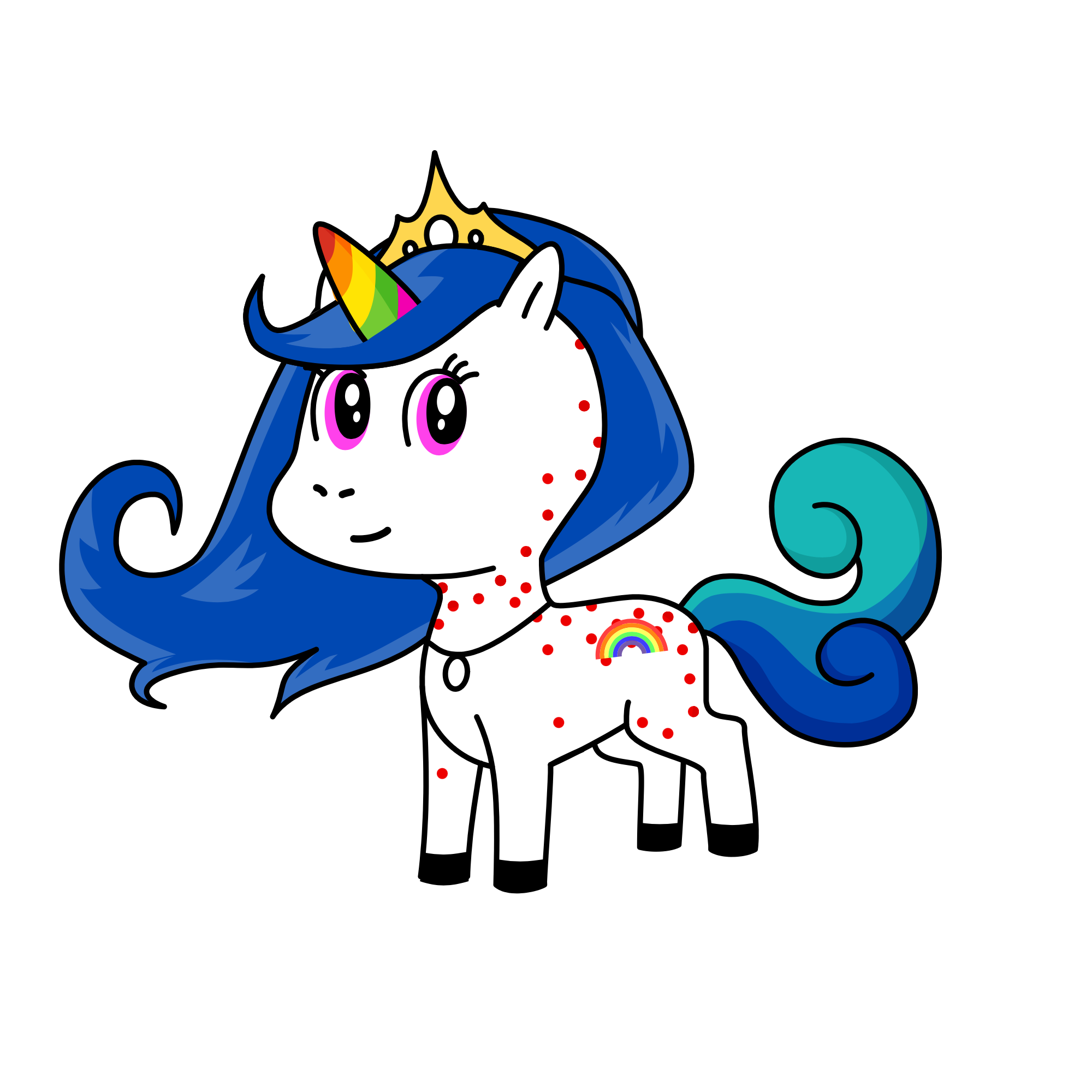 Hi, the unicorn