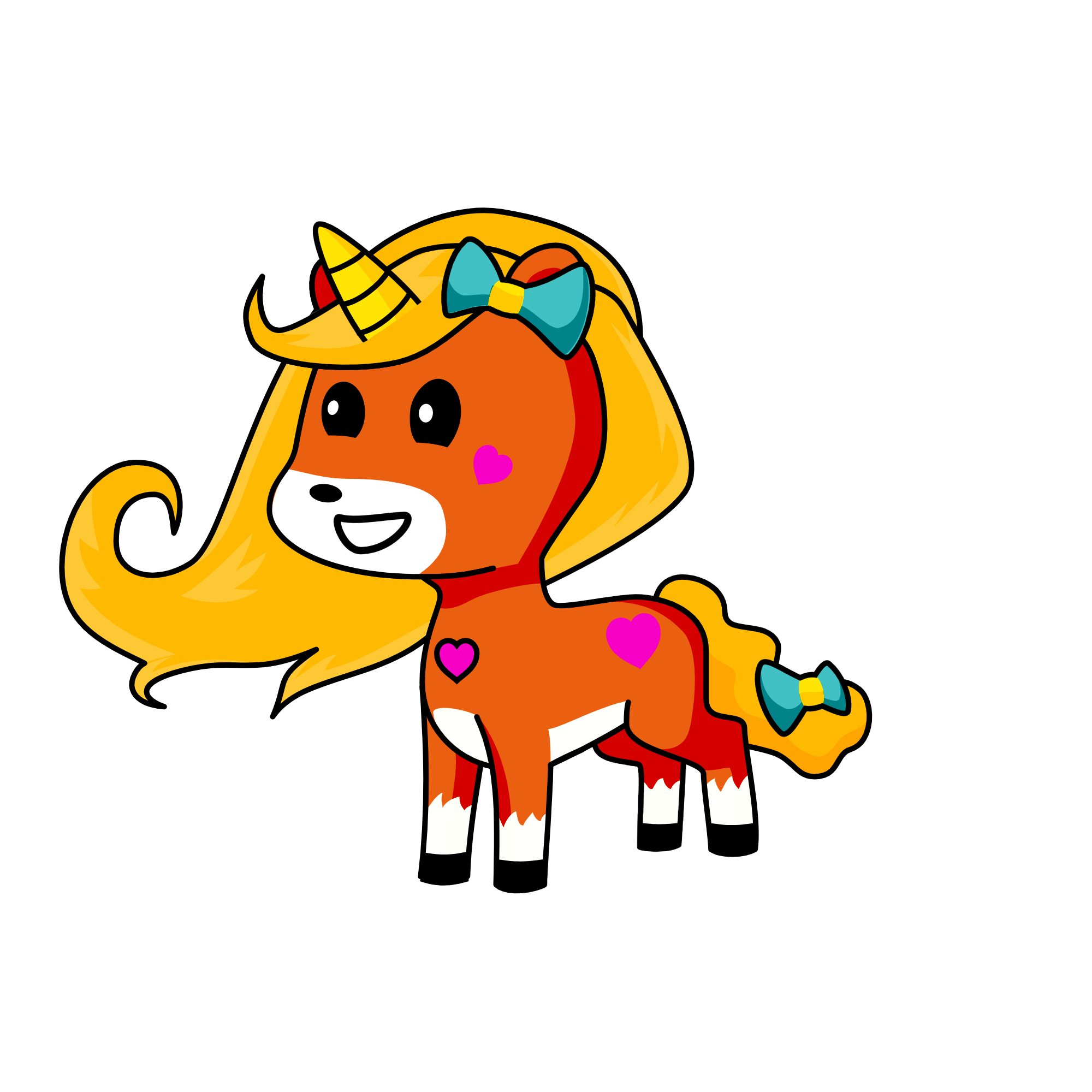 💞💖heart❤💕, the unicorn