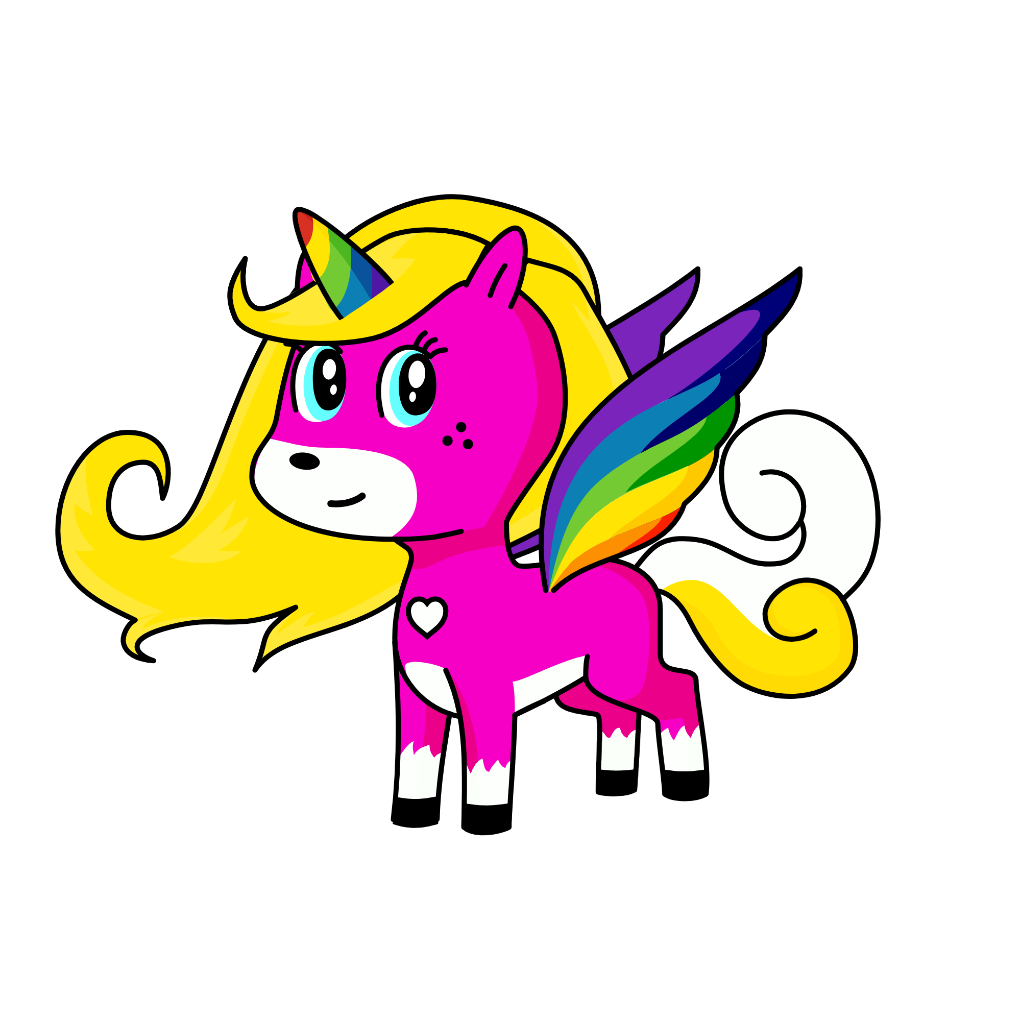 arco íris, the unicorn
