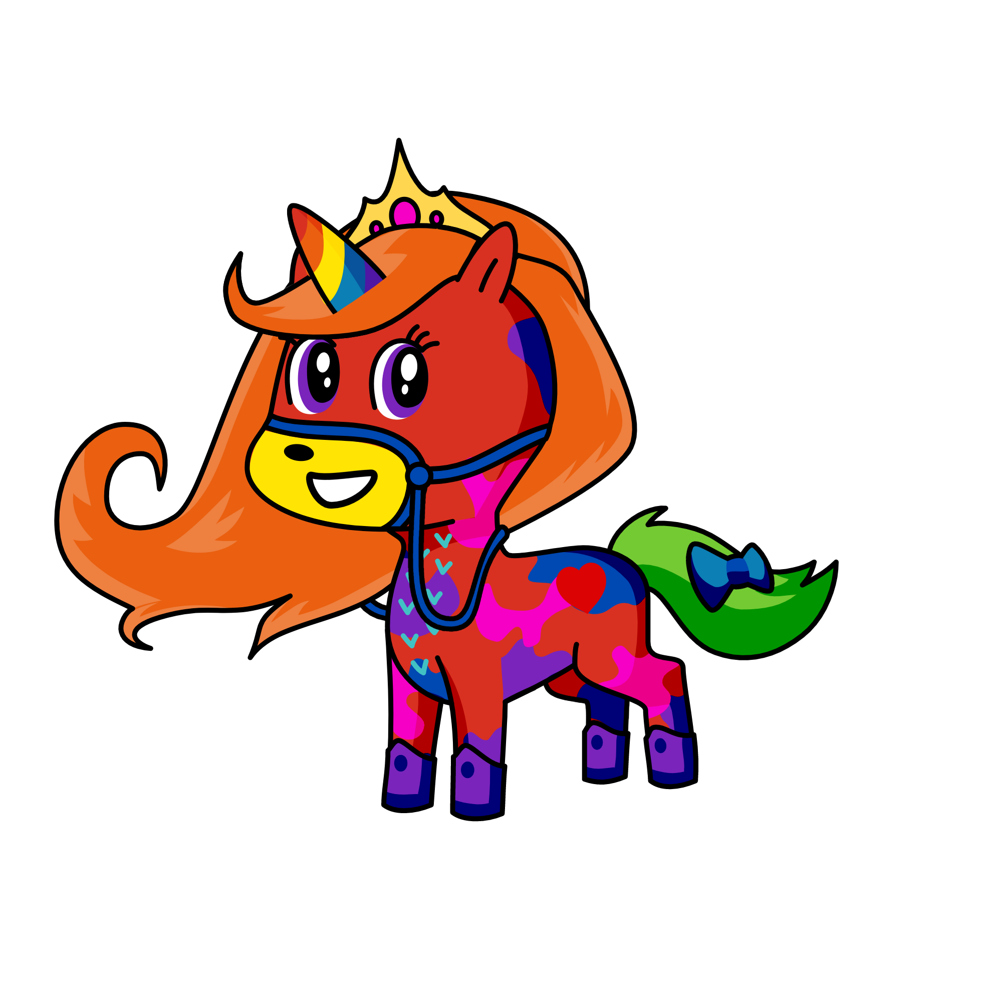 princess, the unicorn