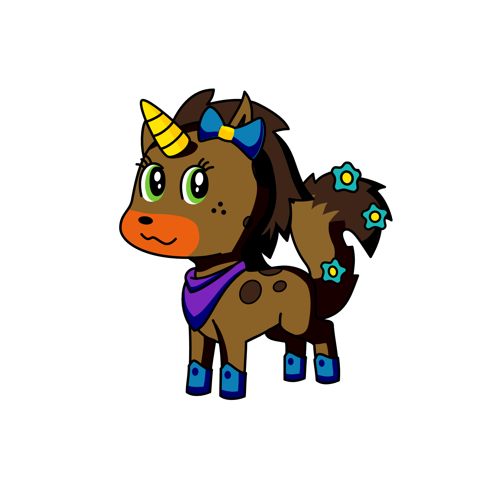 dog, the unicorn