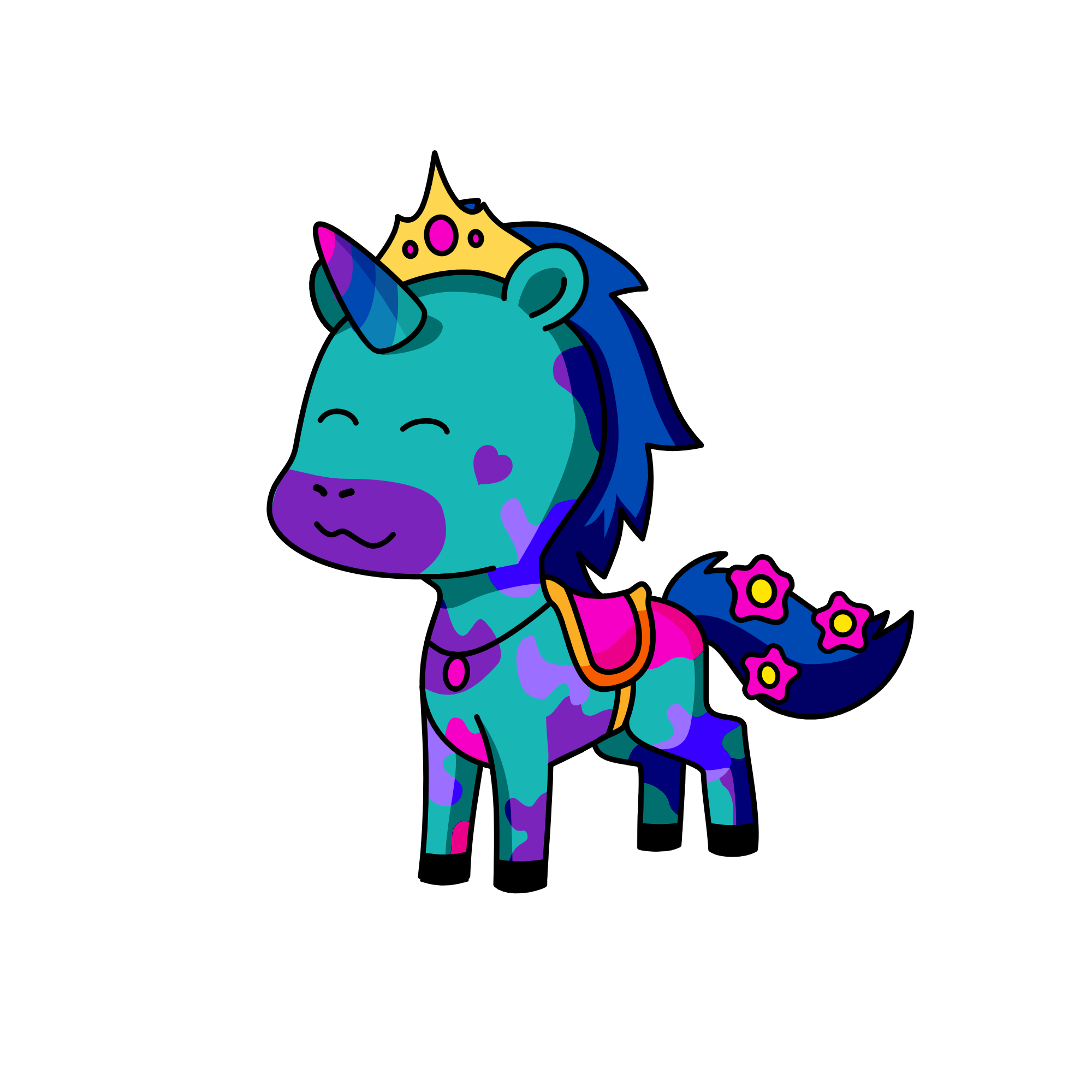 Galaxy, the unicorn