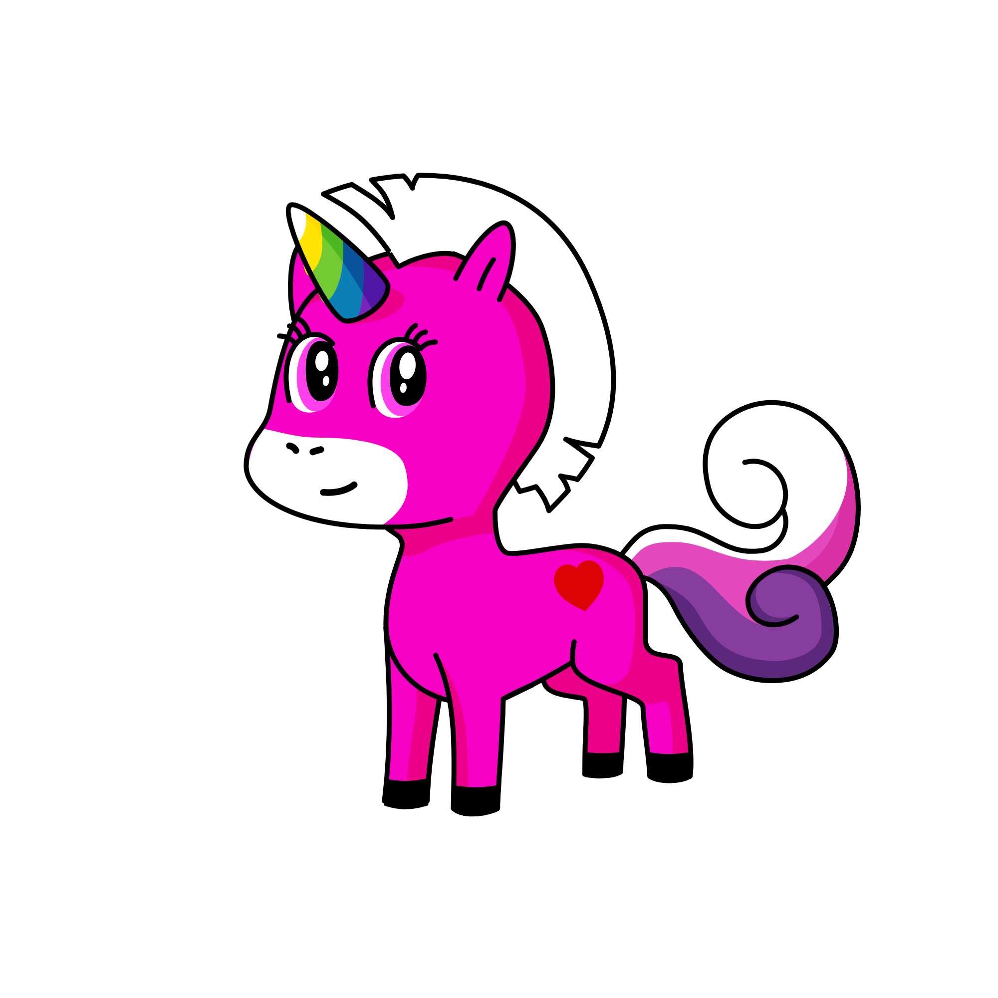 Rainbow Pop, the unicorn