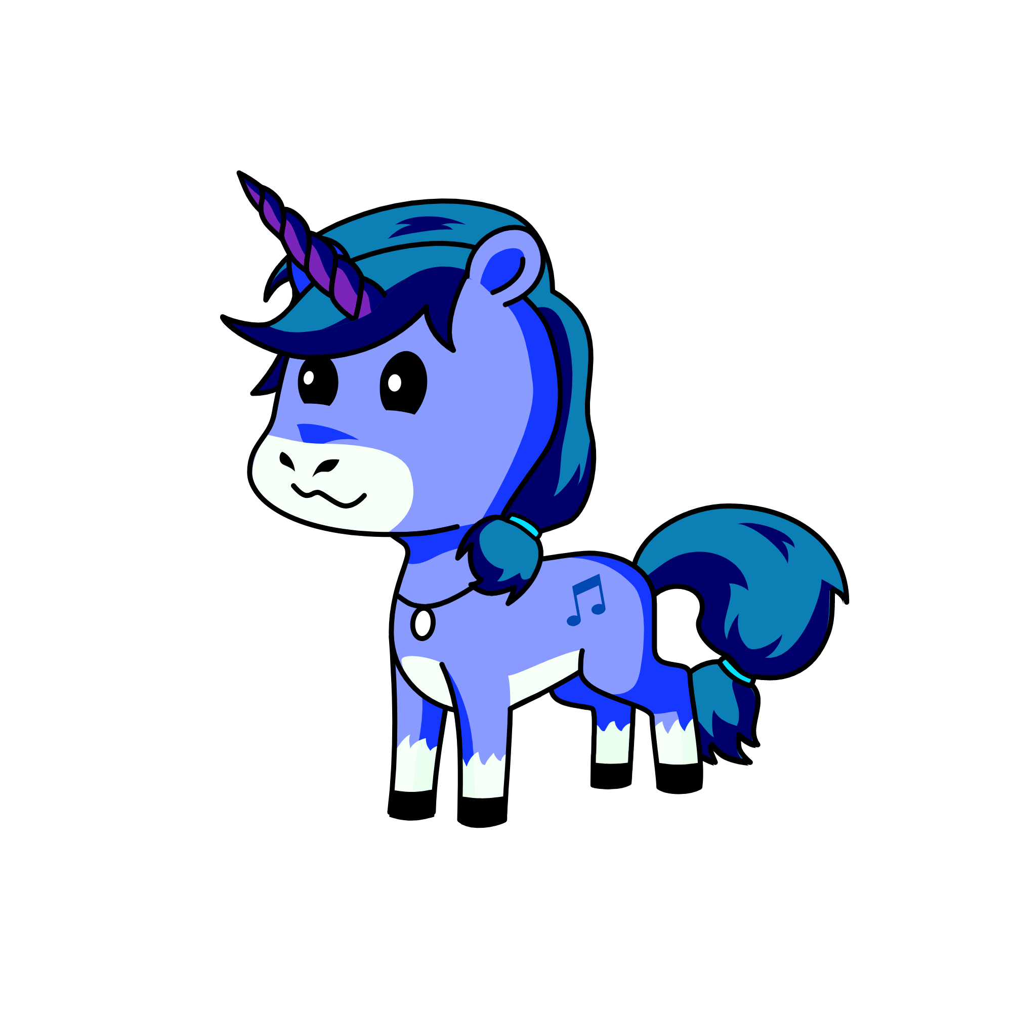 Snowy, the unicorn