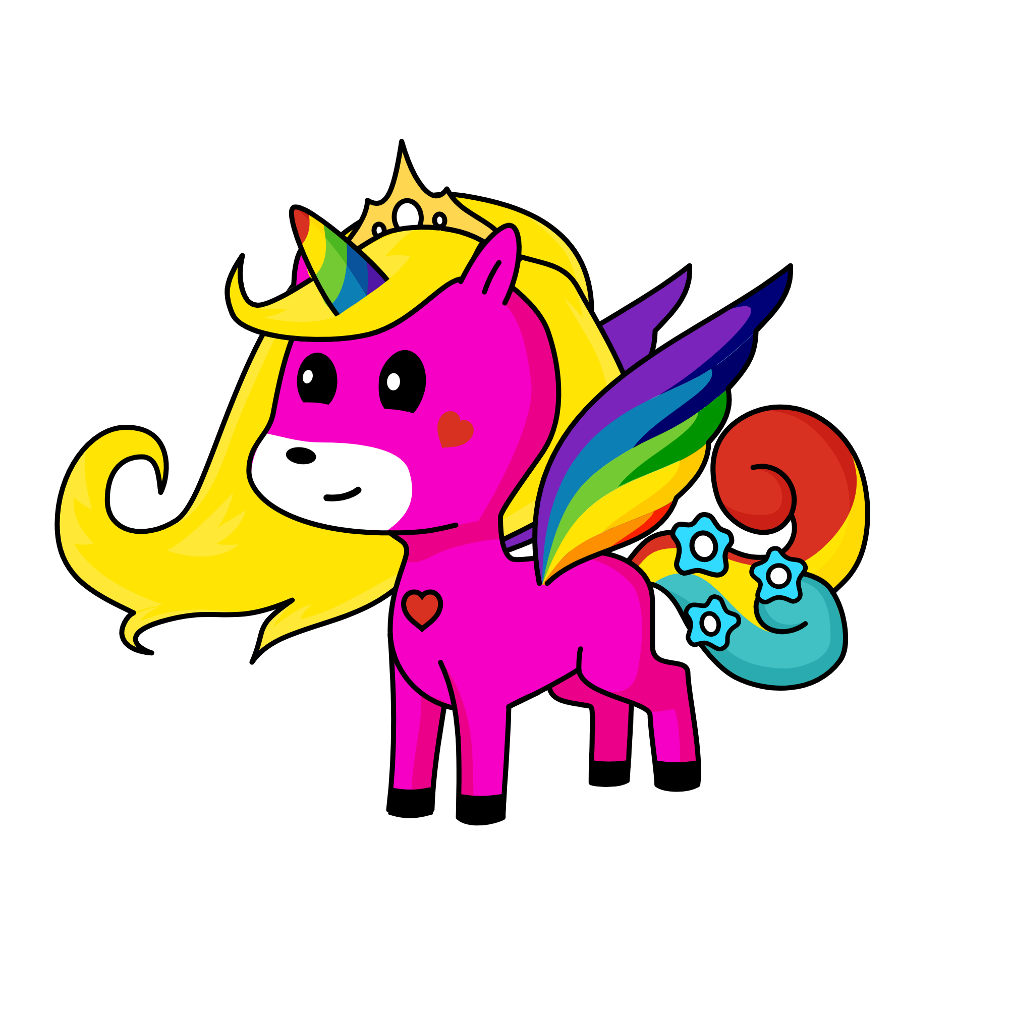 cloudy, the unicorn