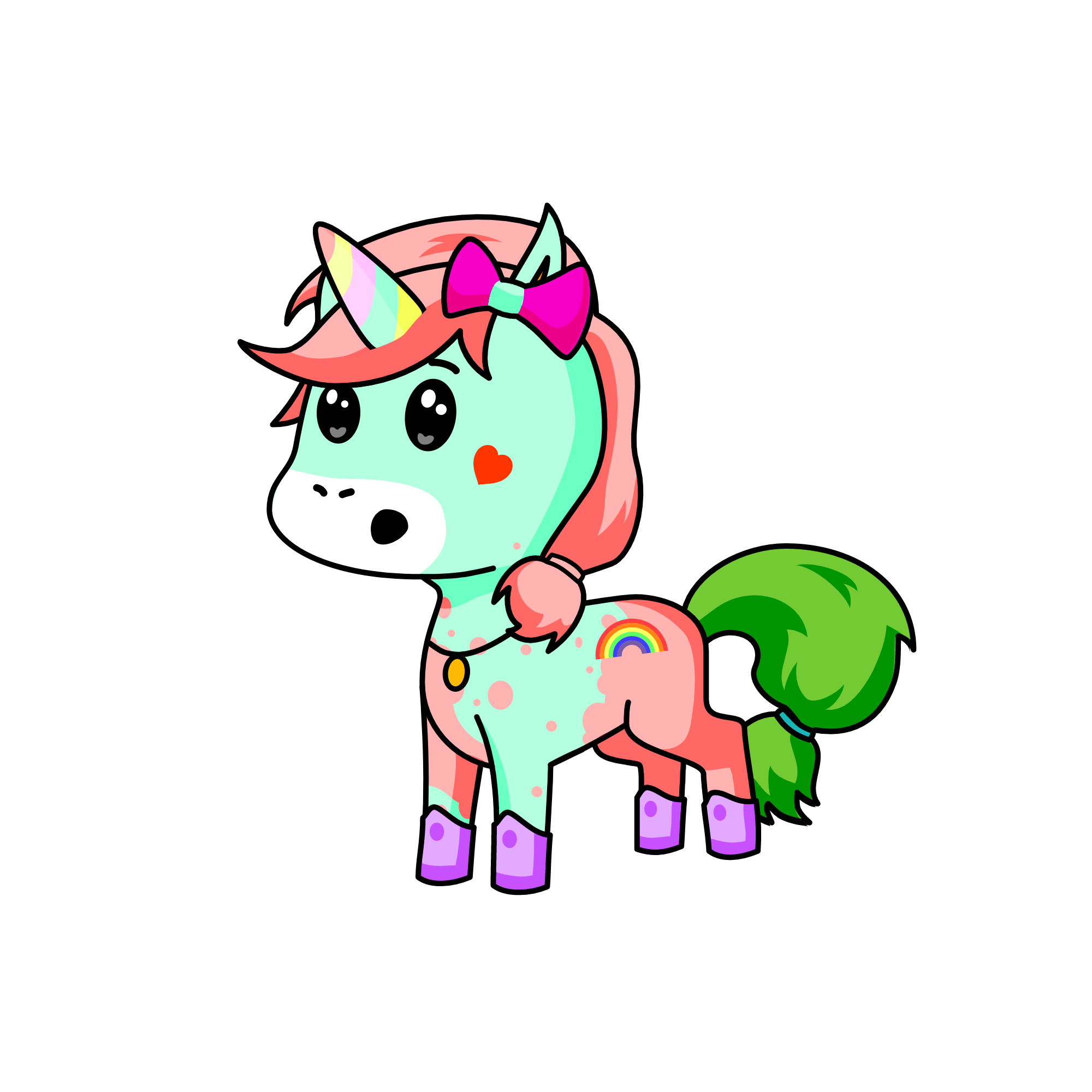 Sun, the unicorn