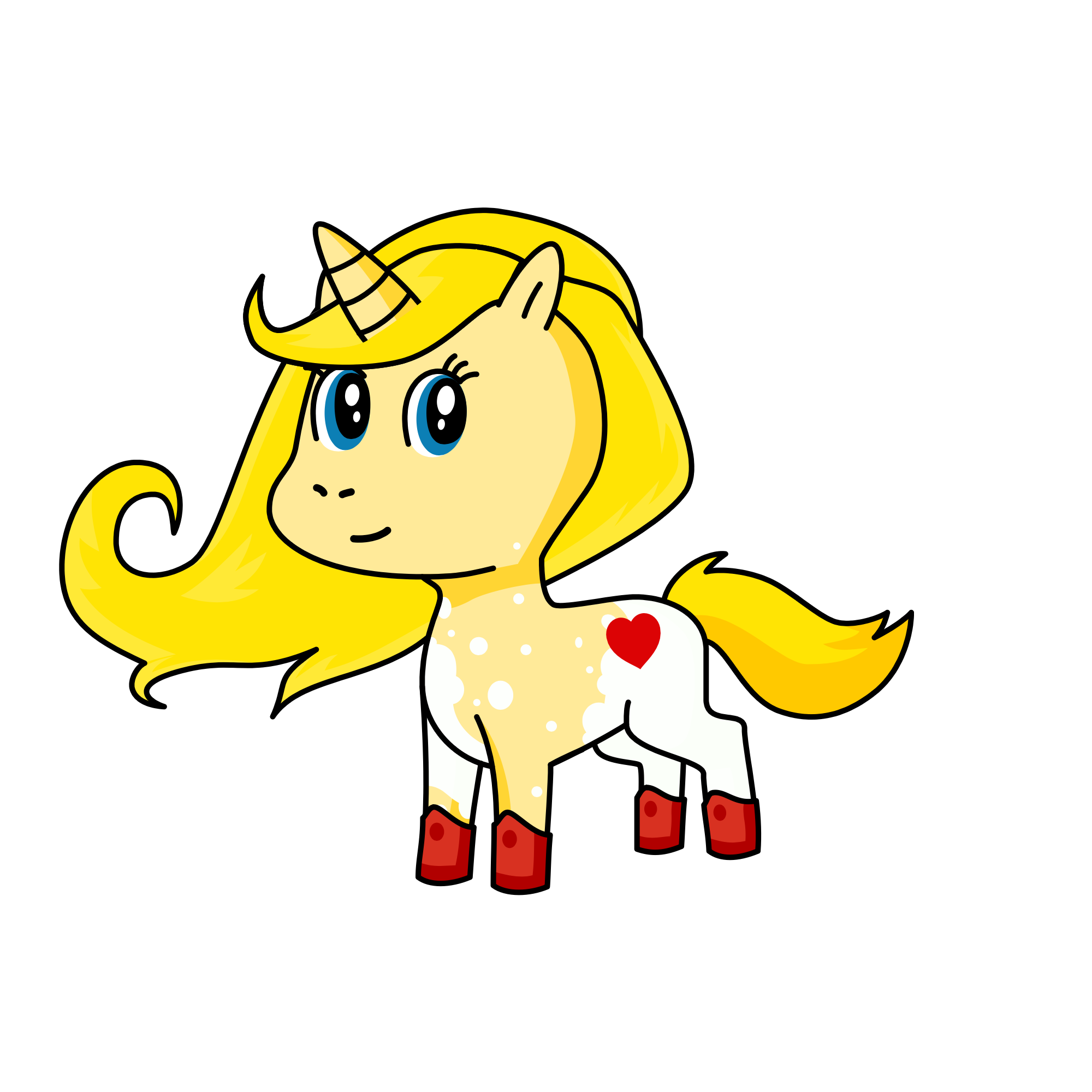 Sailor Moon, the unicorn
