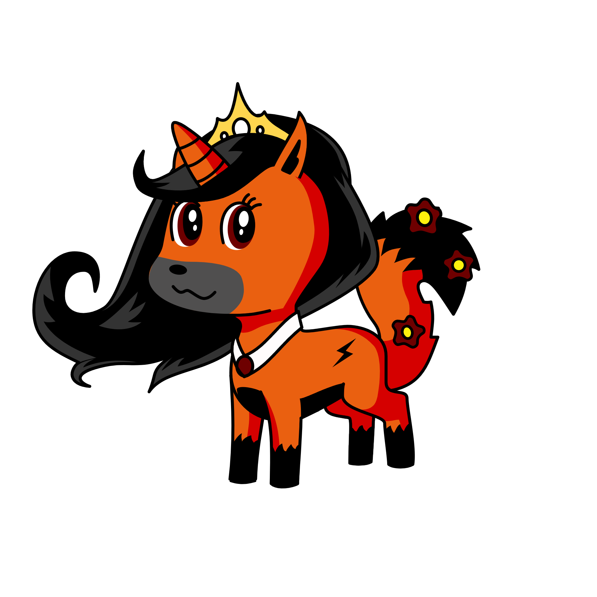 Foxy, the unicorn
