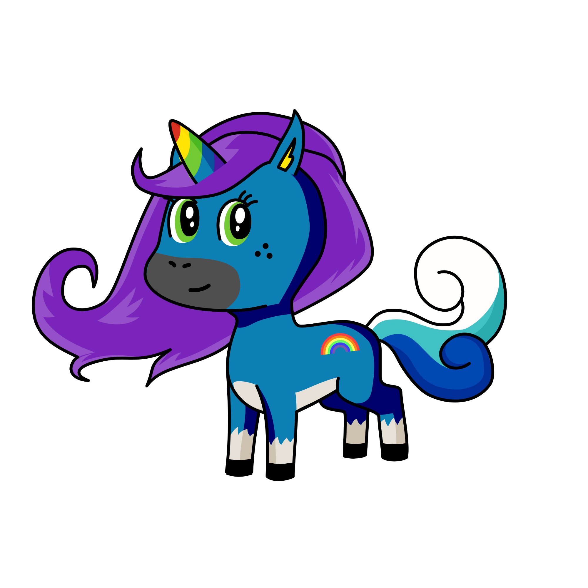 Night Skyyy, the unicorn