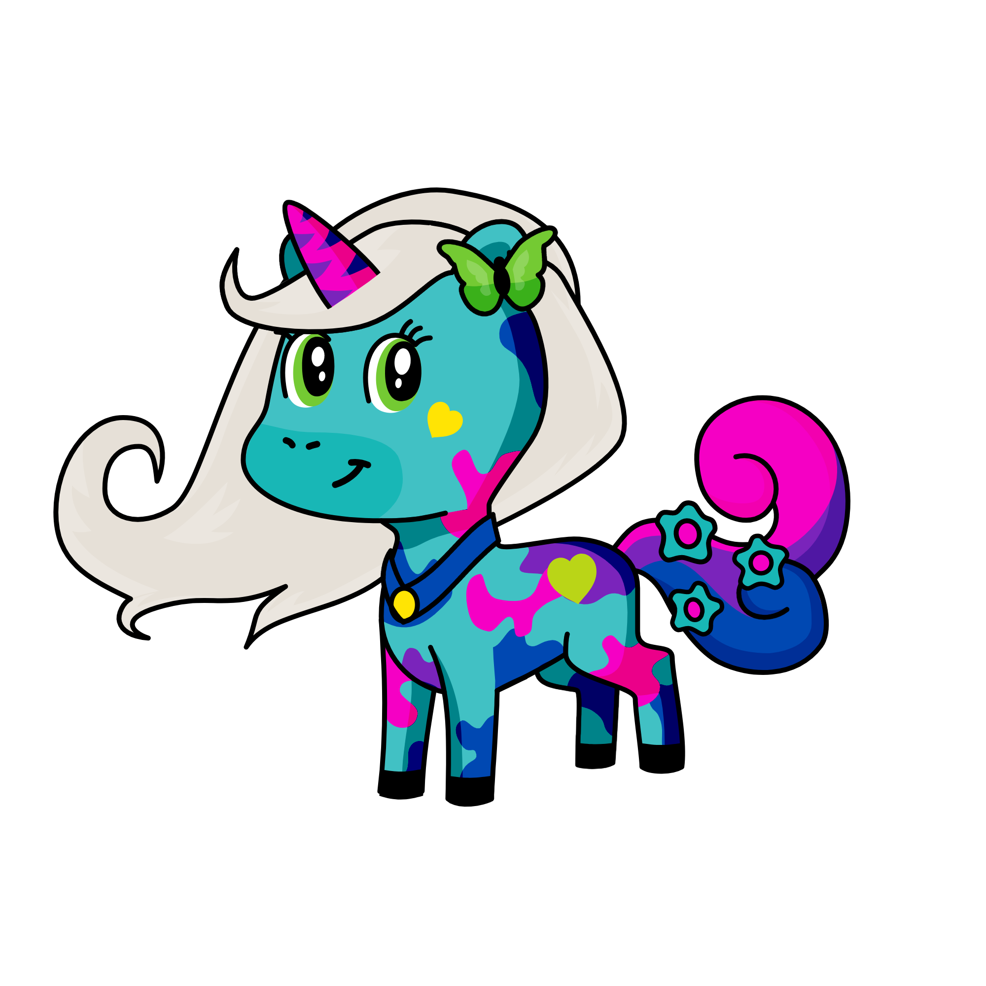 Allena, the unicorn