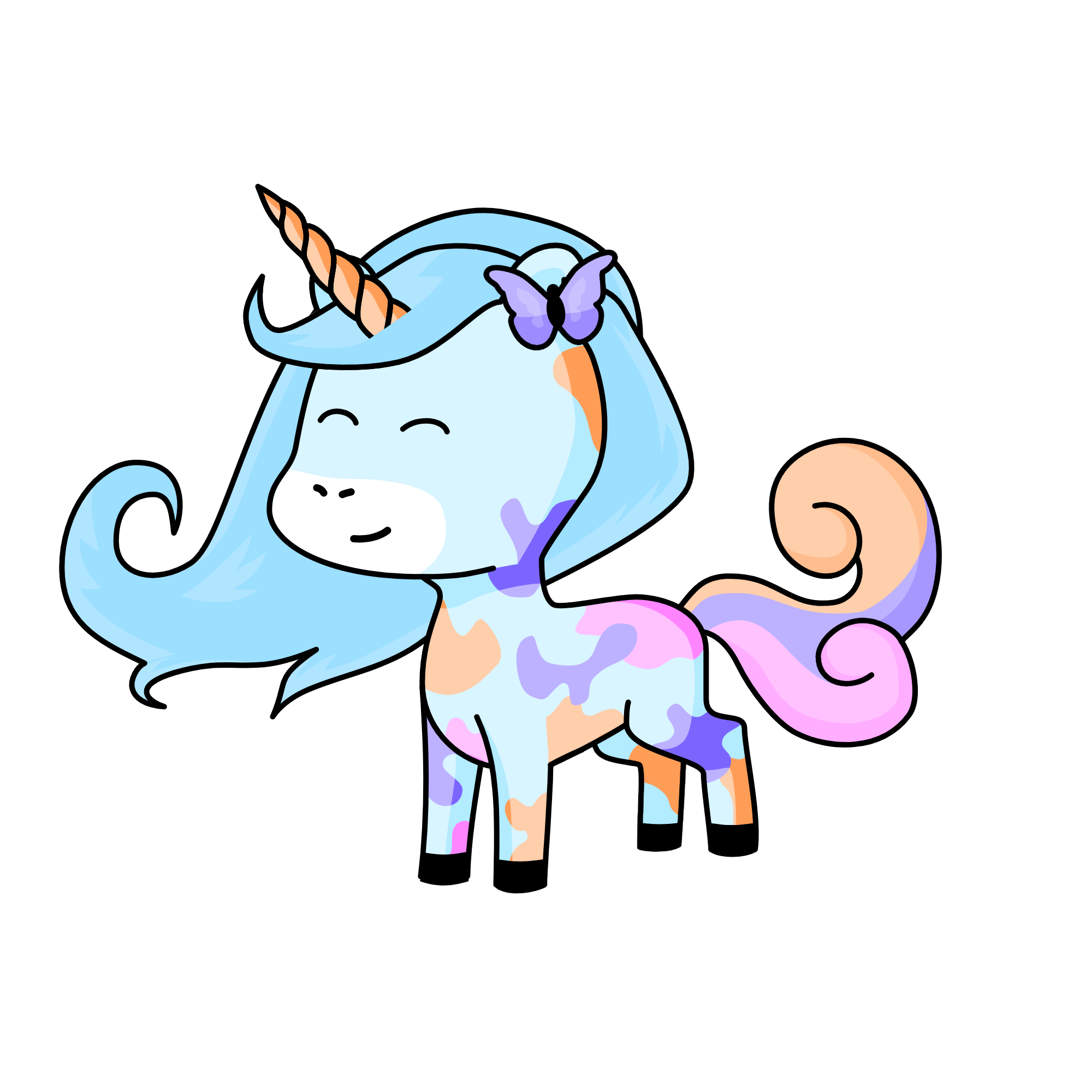 Pastel, the unicorn