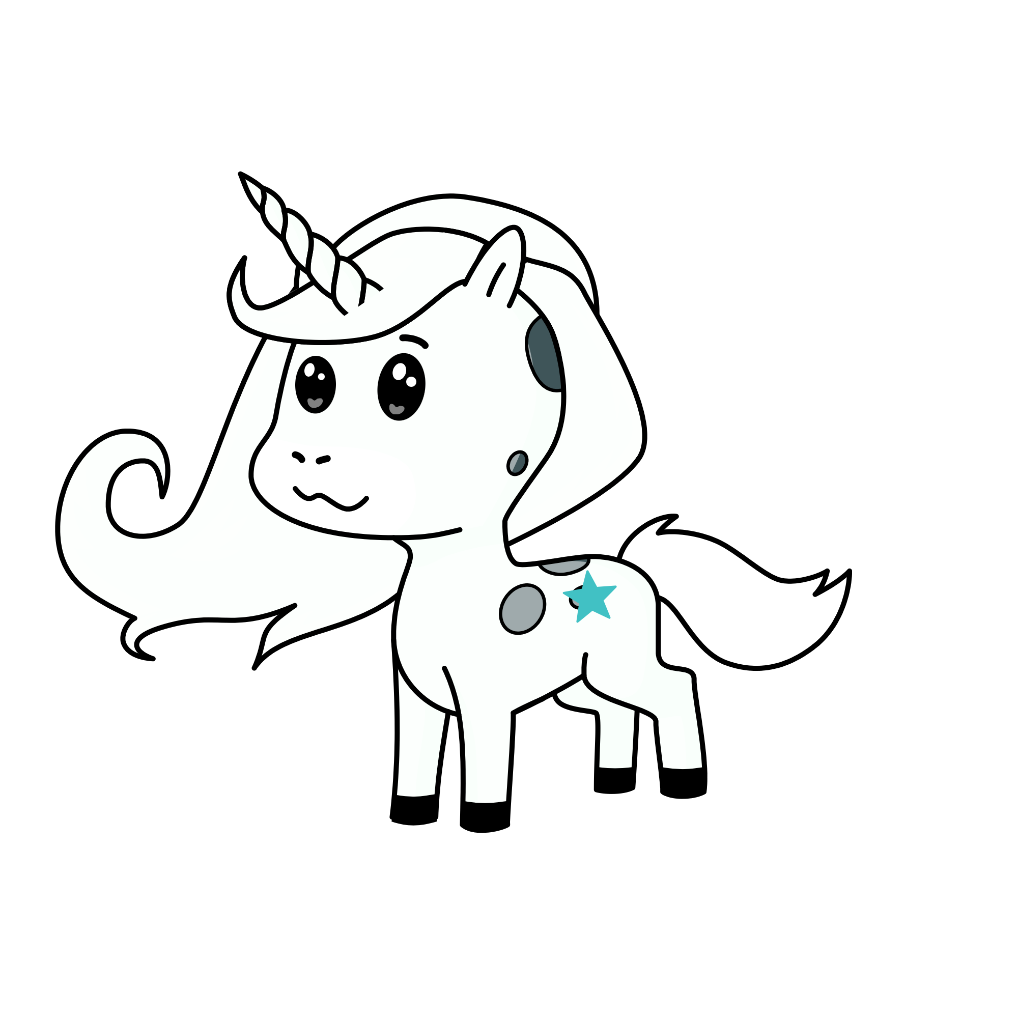 Snow ❄️ 💎💎💎, the unicorn