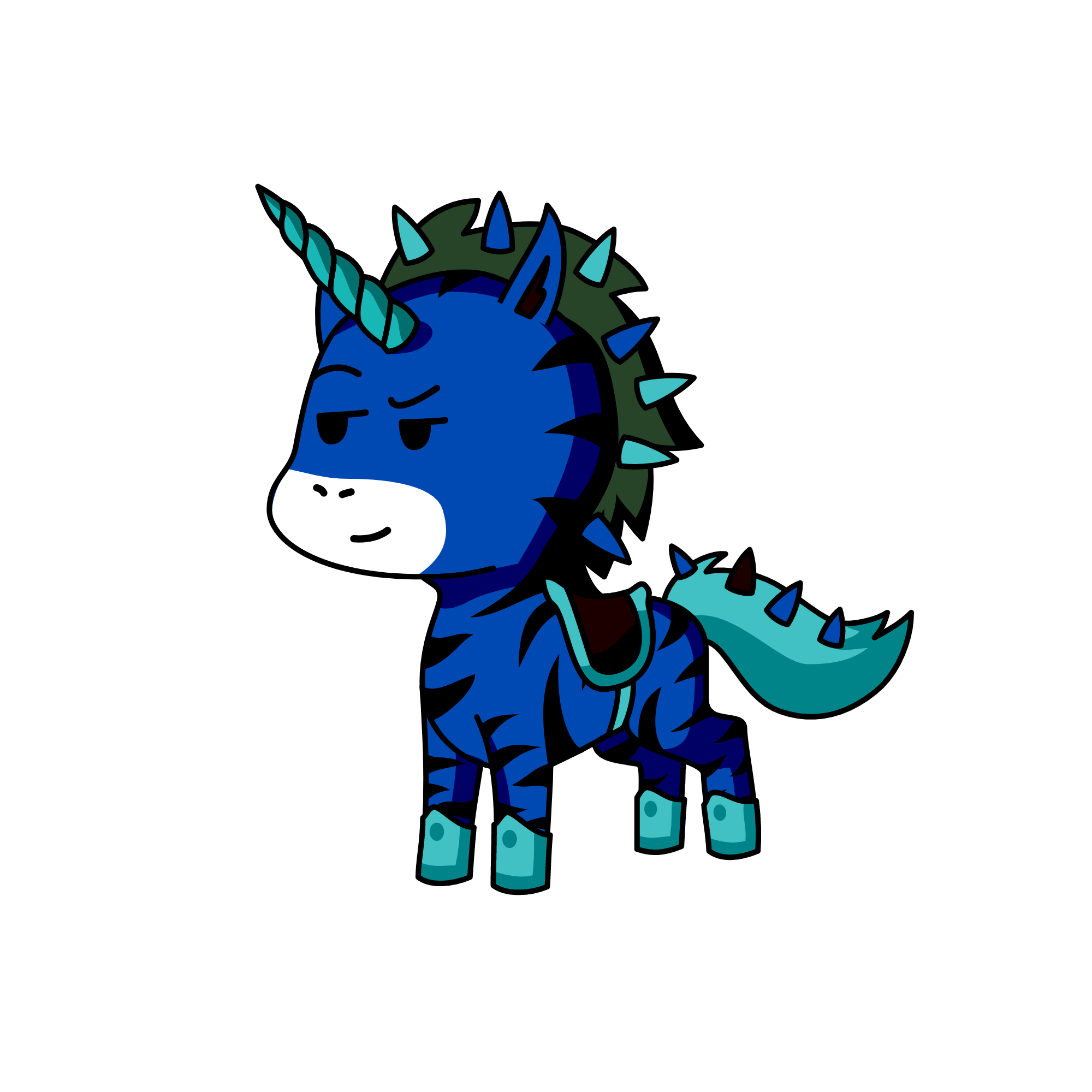 Spike, the unicorn