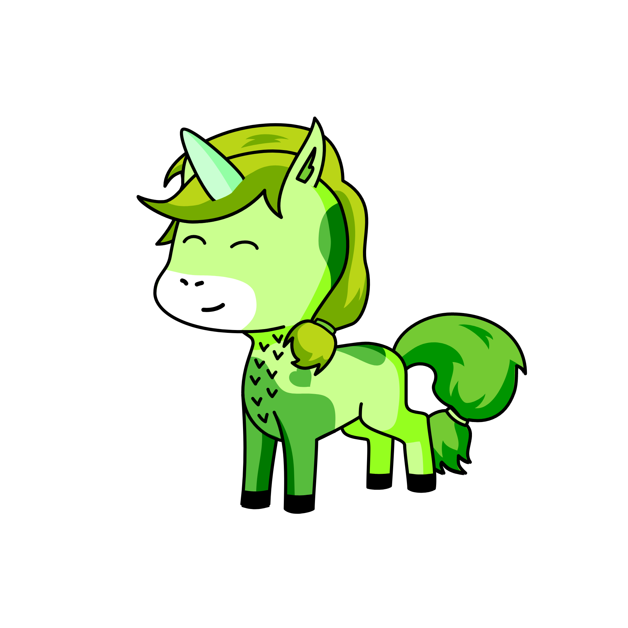 Speedy, the unicorn