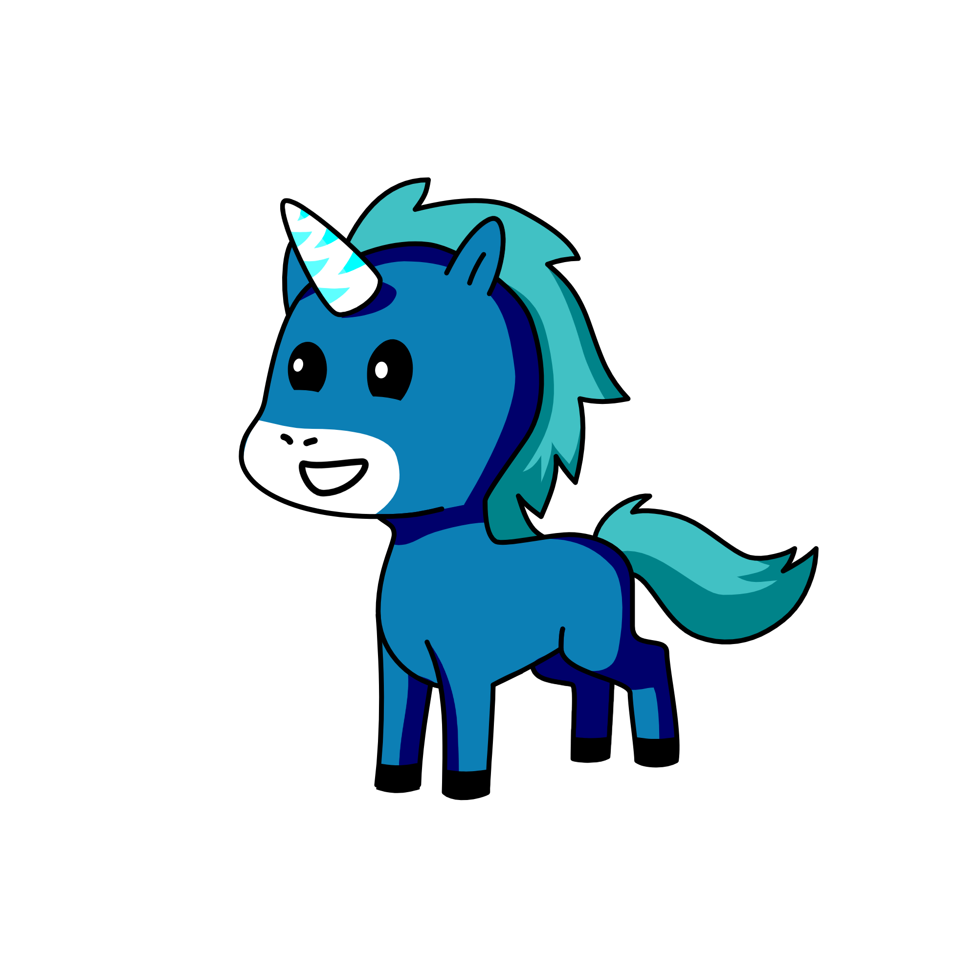fluffles, the unicorn