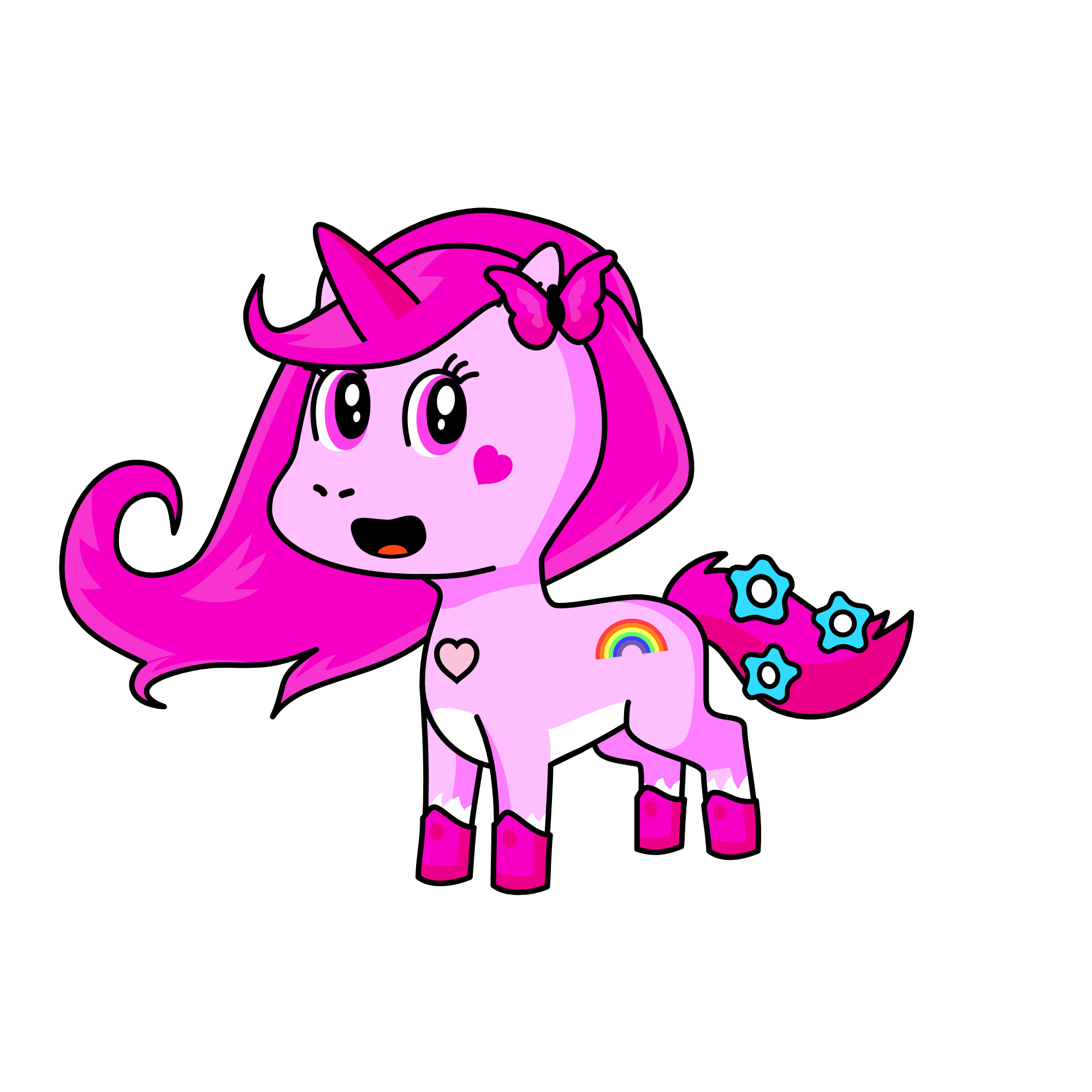 🎂🐕, the unicorn