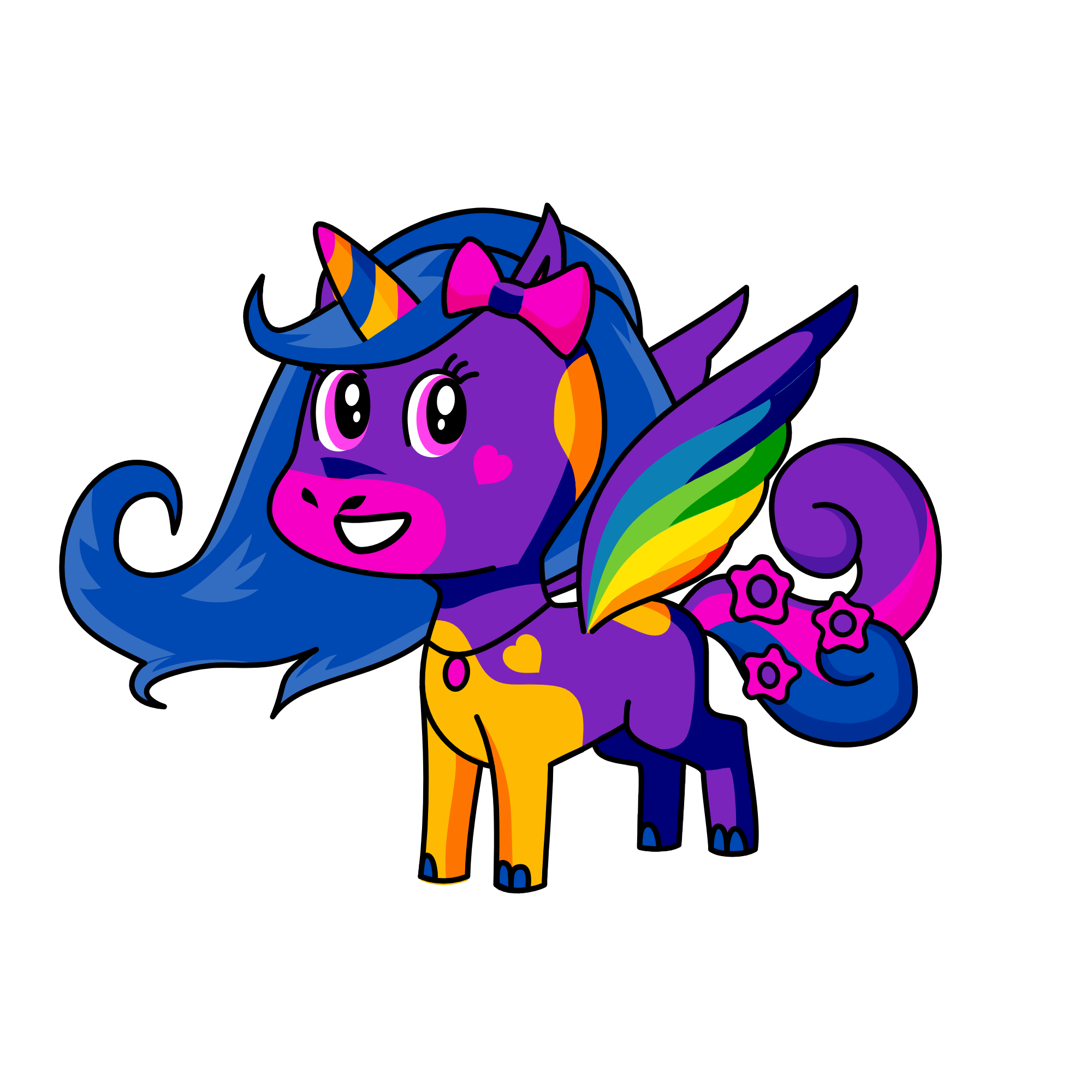 goldy, the unicorn