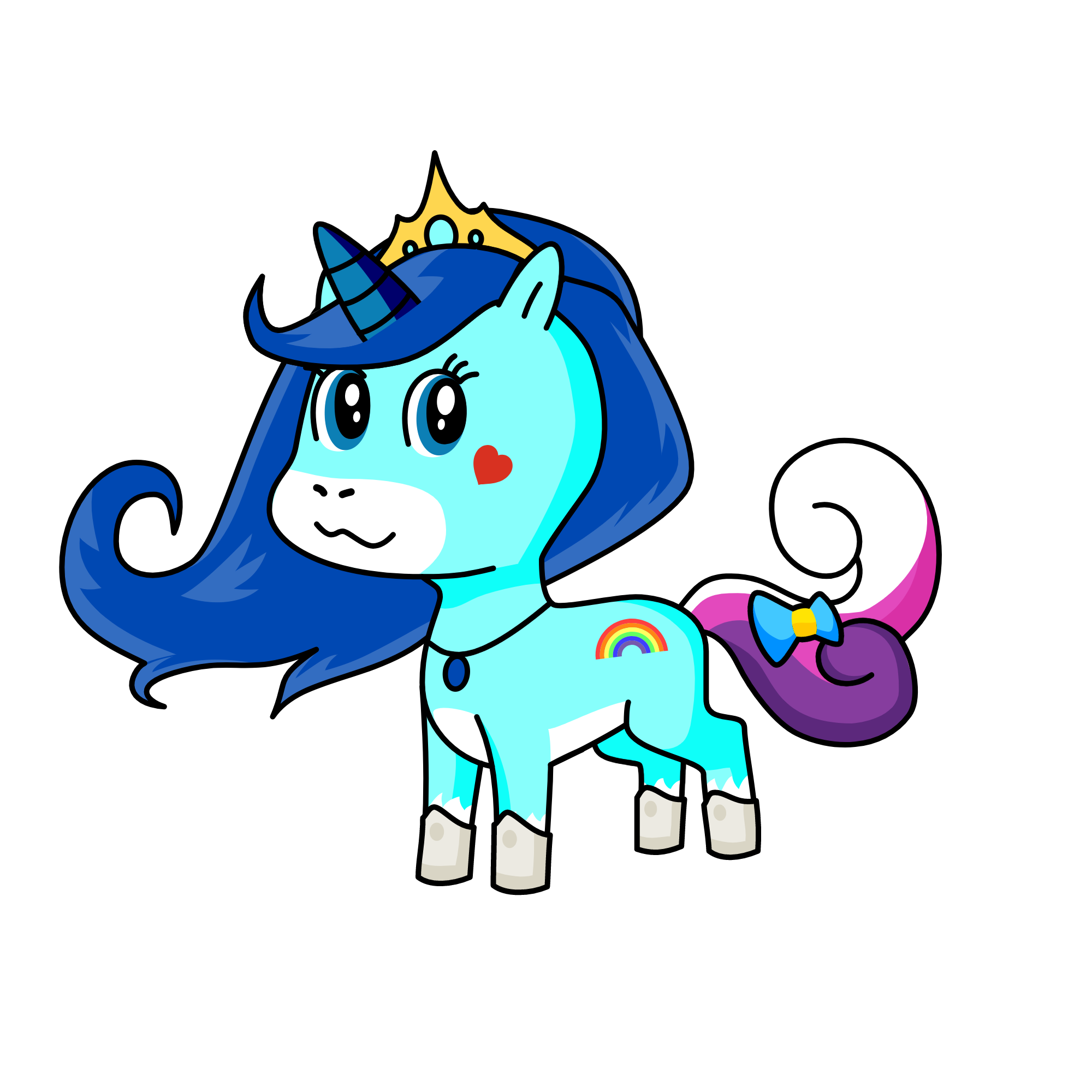 FLUFFY AMANI, the unicorn