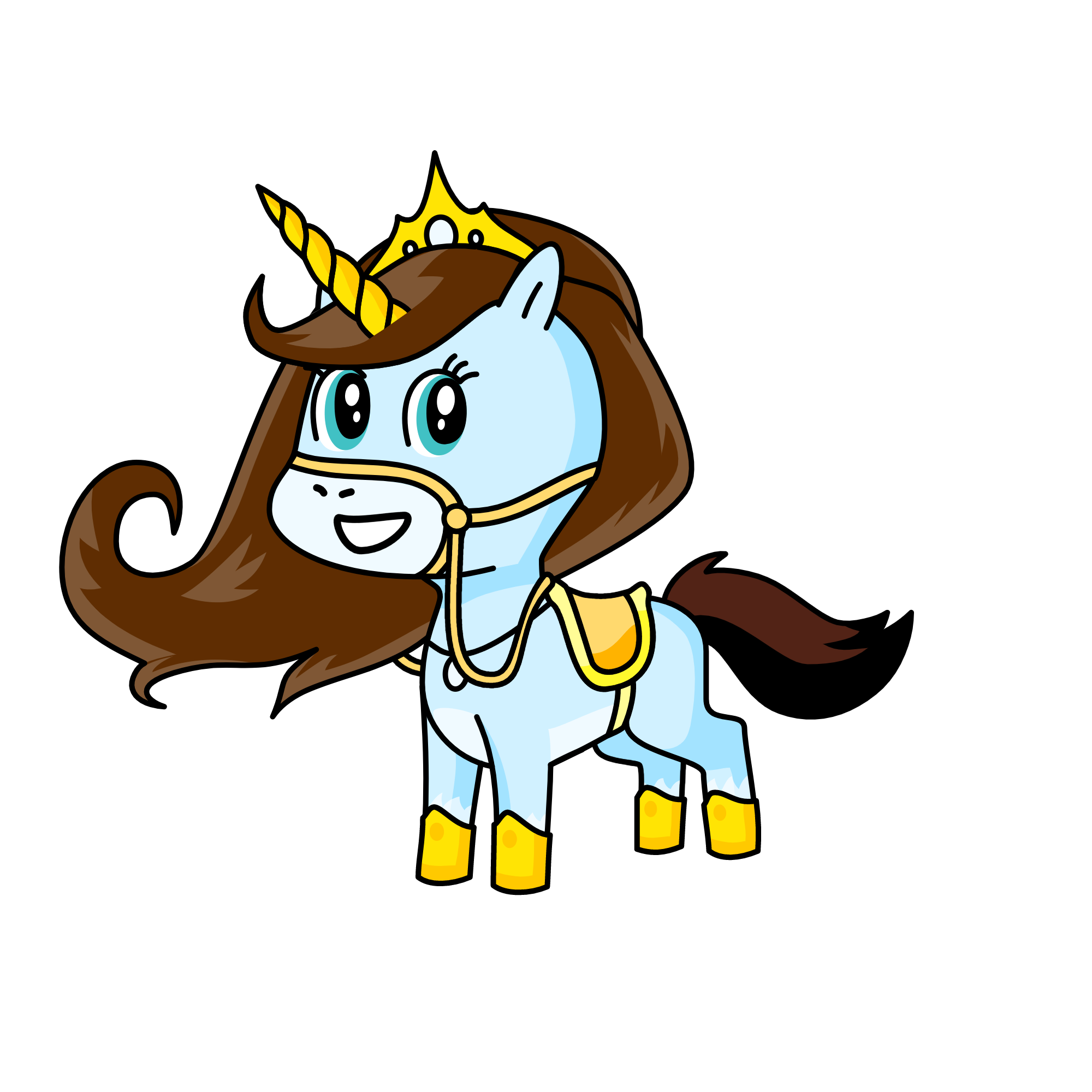 Winter, the unicorn