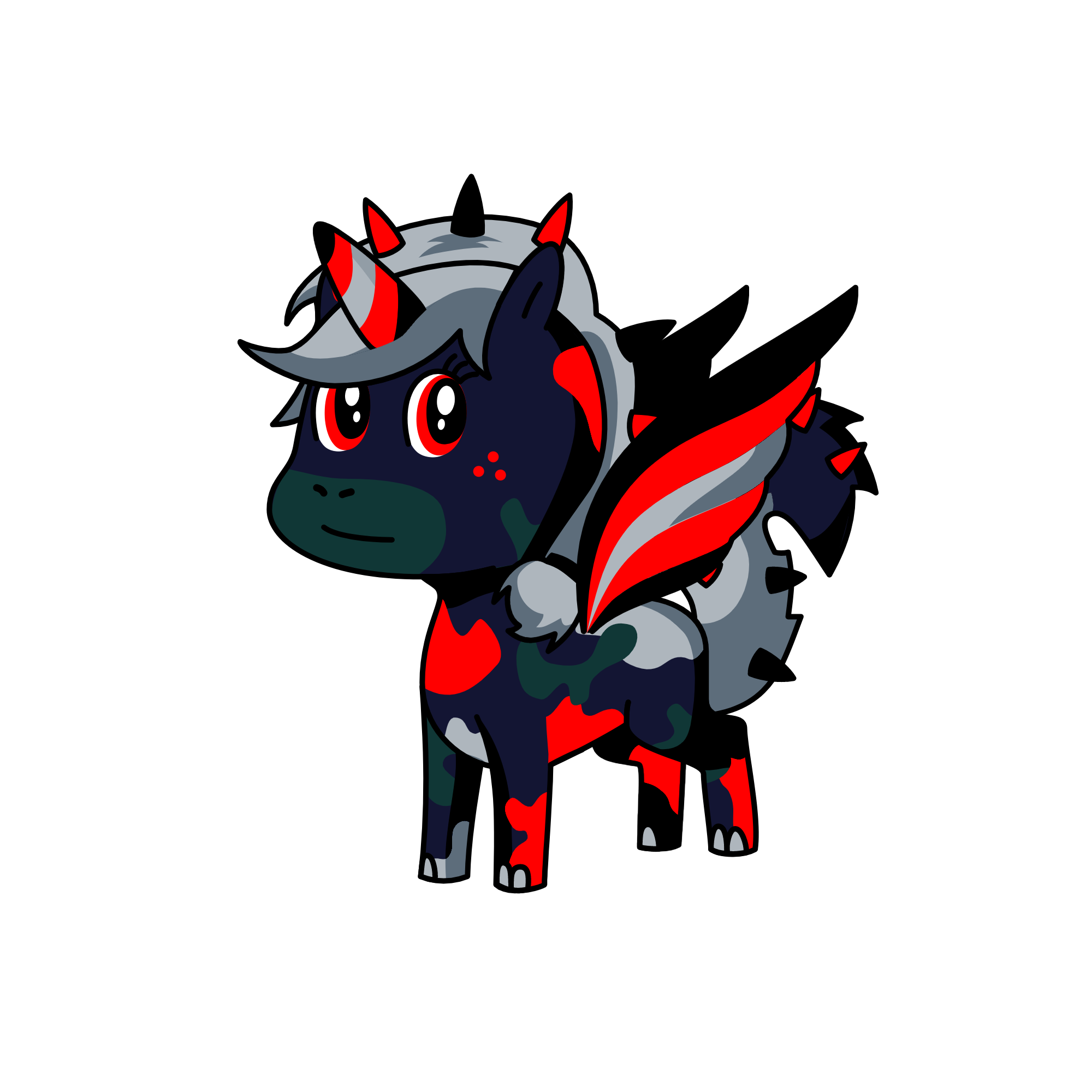 dark shadow, the unicorn