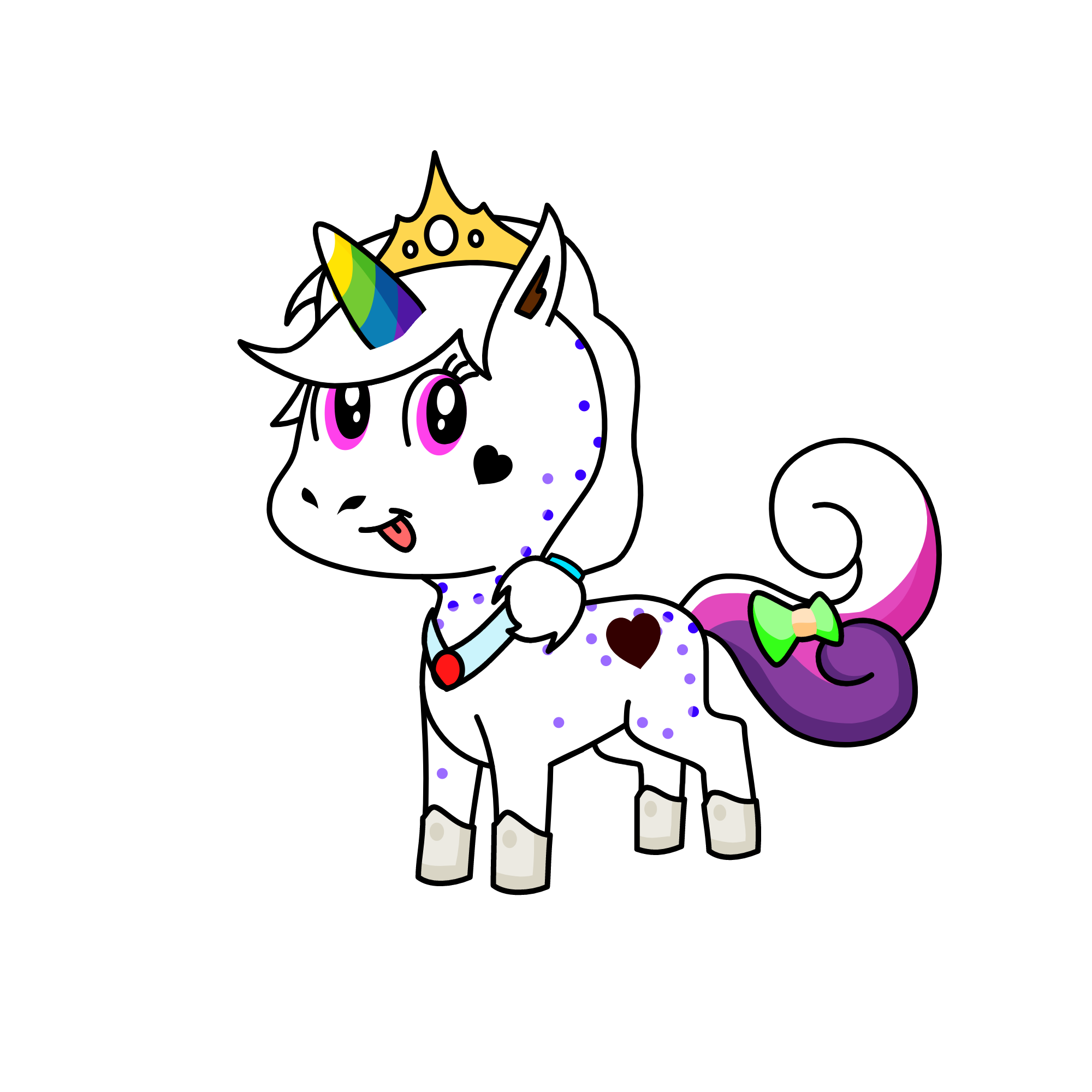 harli quinn, the unicorn
