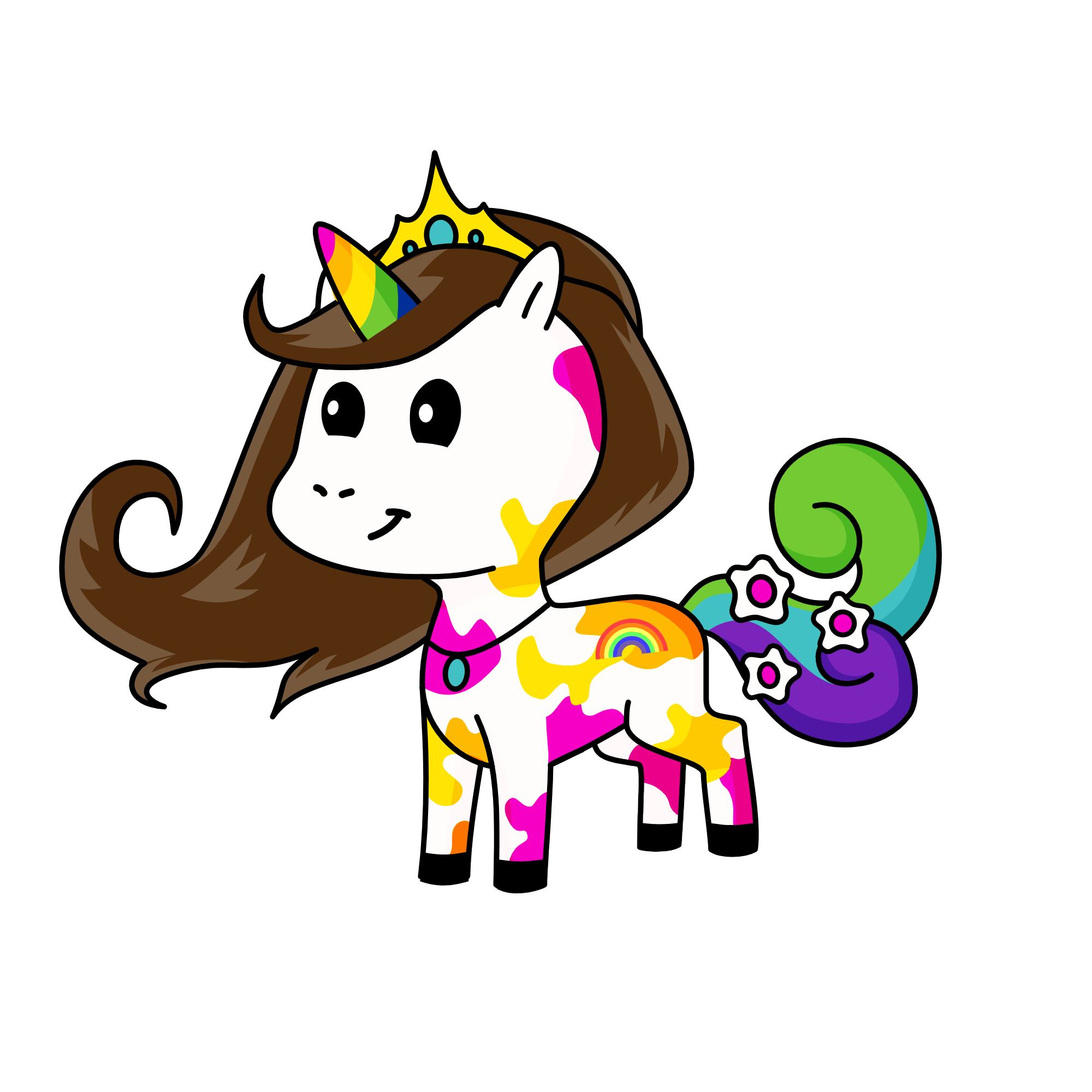 Crystal, the unicorn