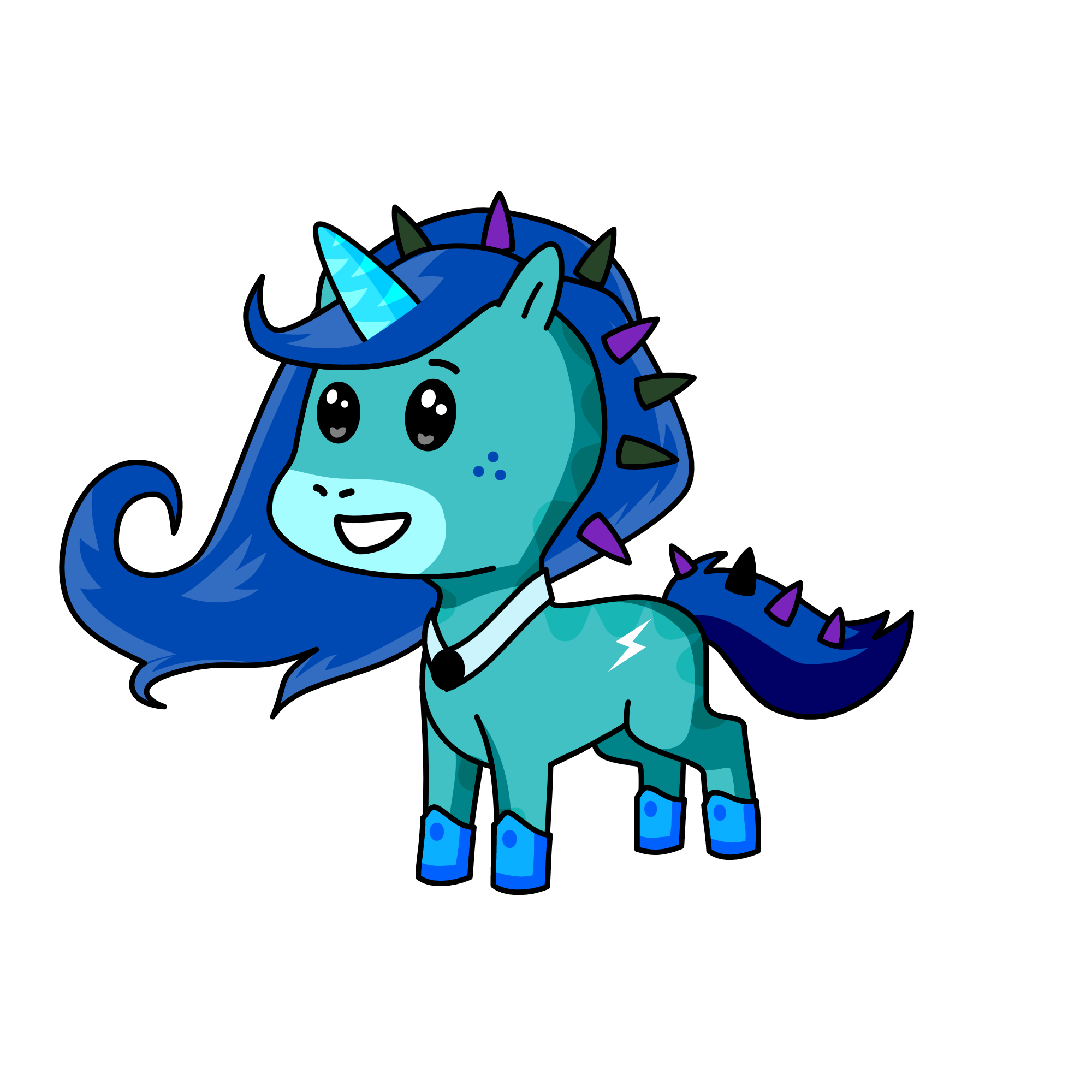 Snowstorm, the unicorn