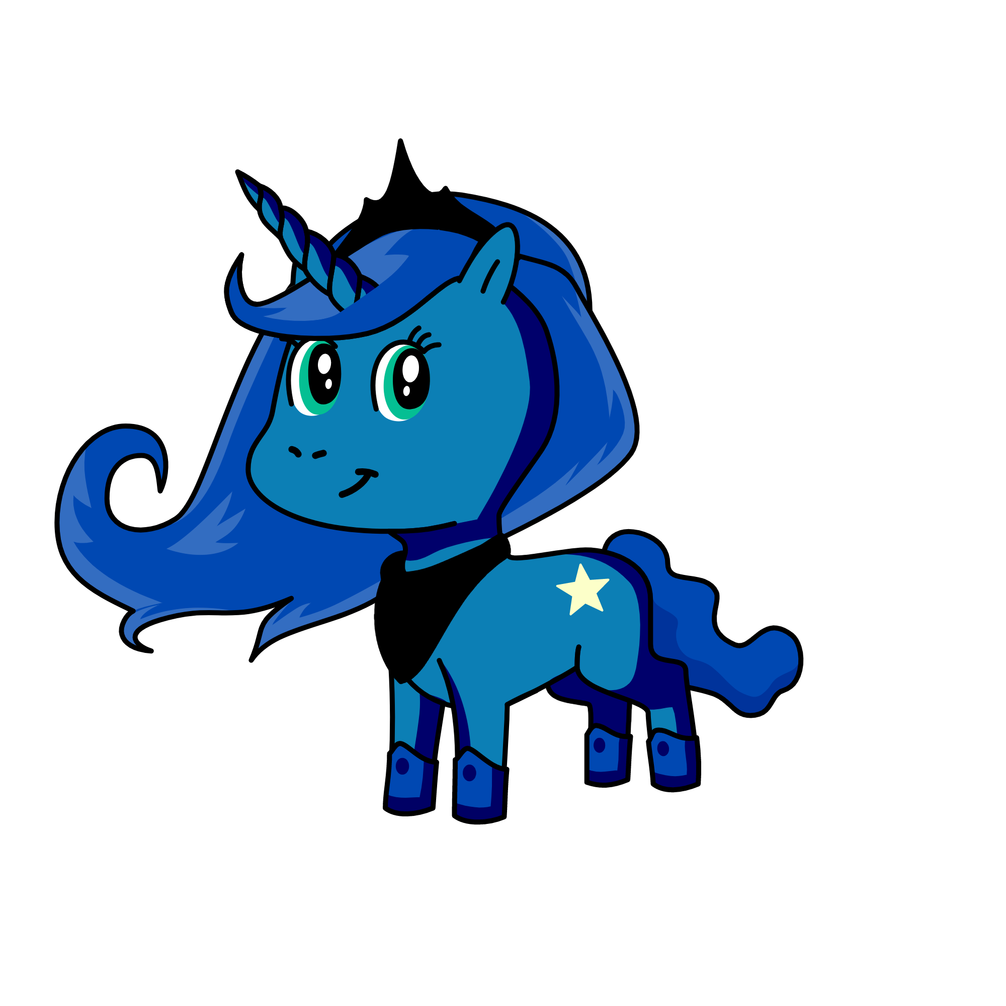 Luna, the unicorn
