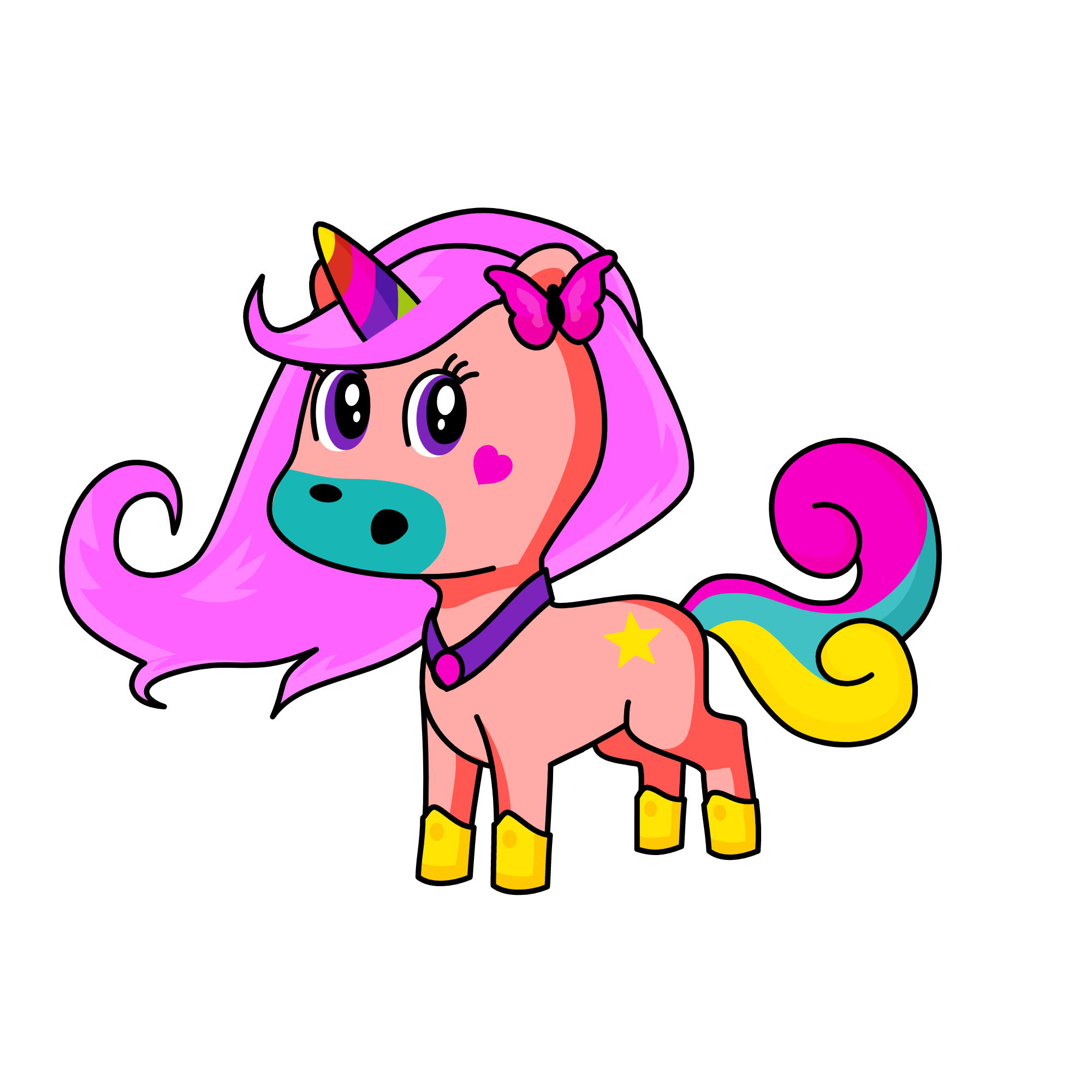 Pinkie, the unicorn