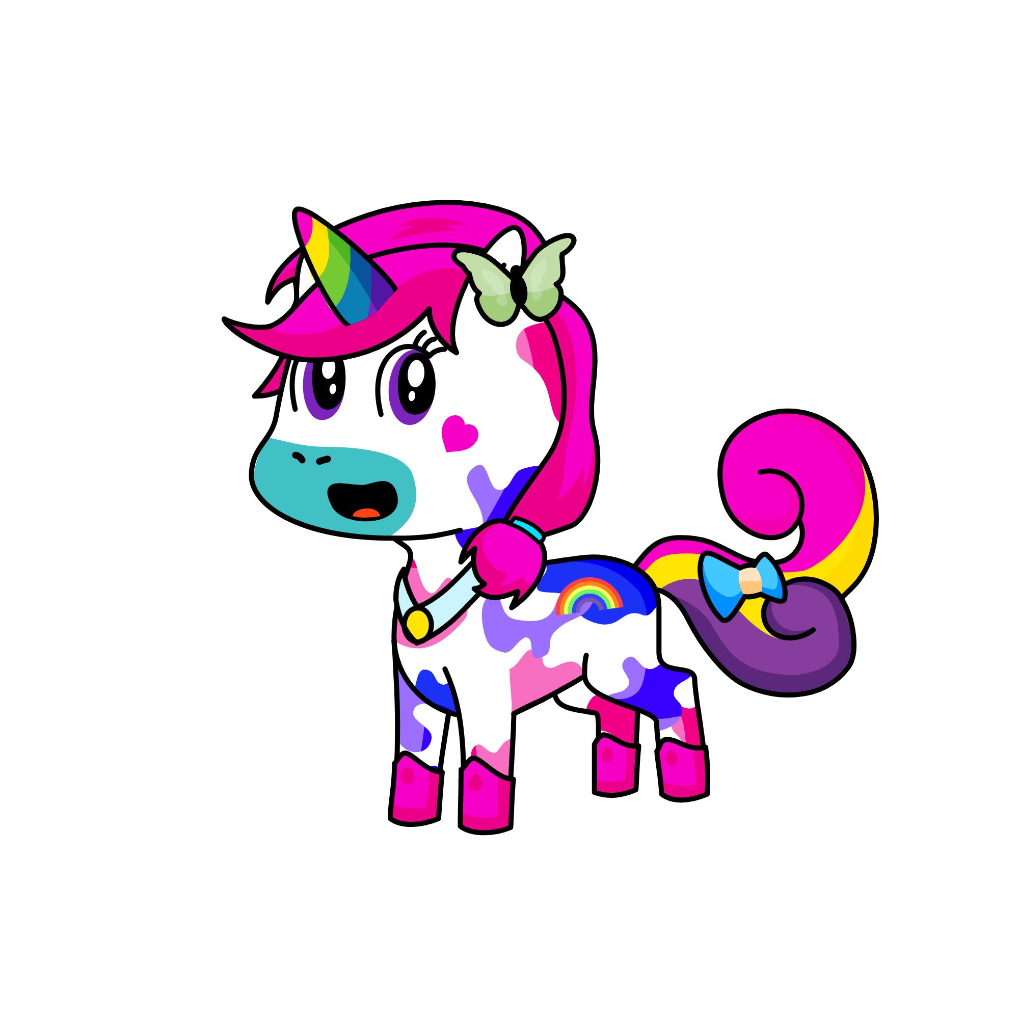 flowers, the unicorn