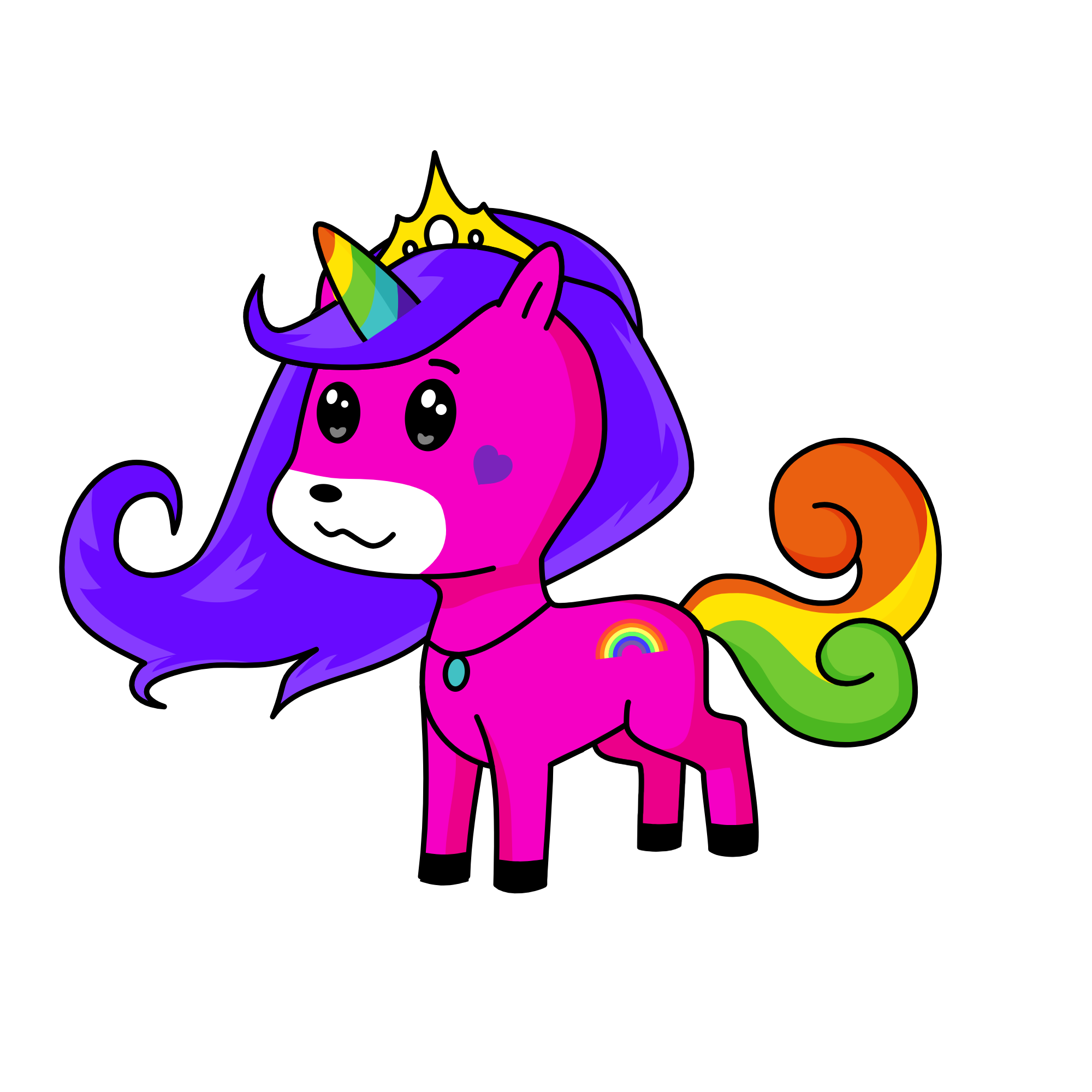 Lil' Rainbow, the unicorn