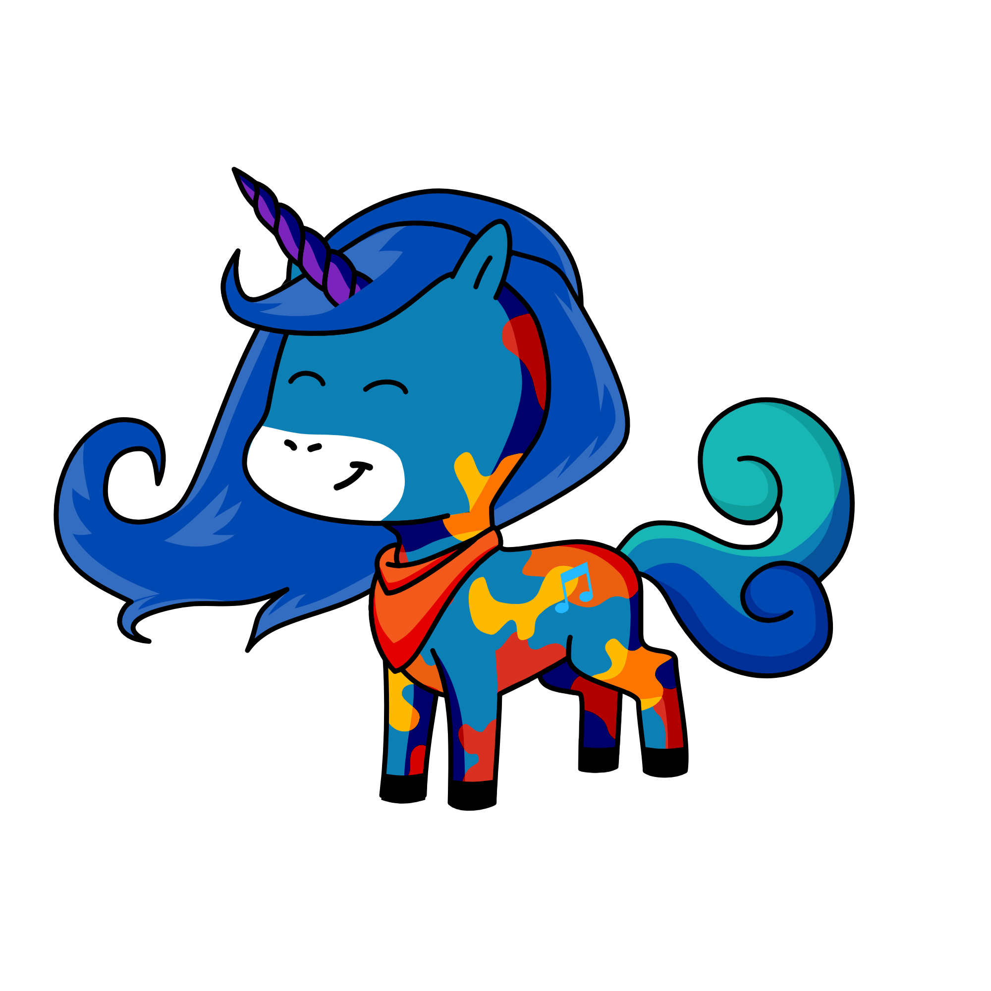 Shadow, the unicorn
