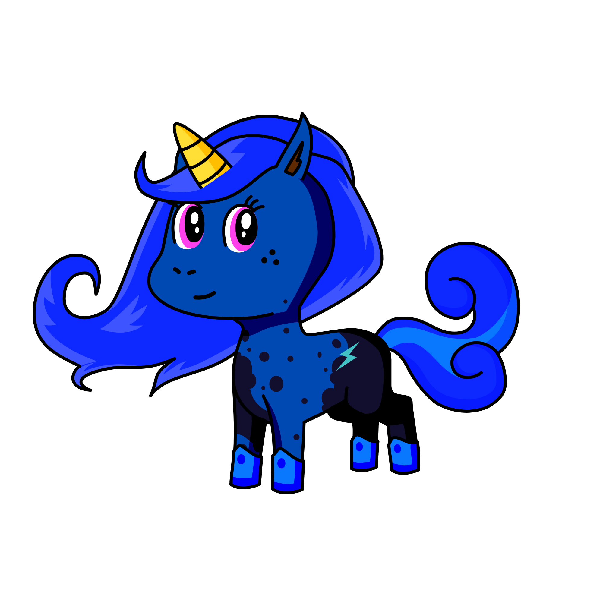 luna, the unicorn