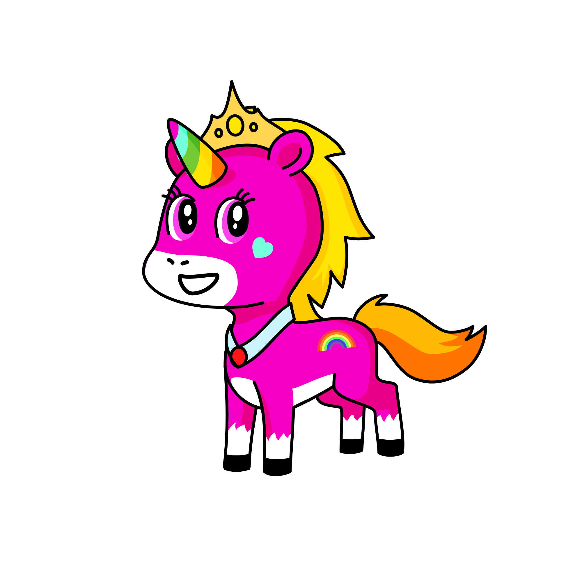 Princess Lisa, the unicorn