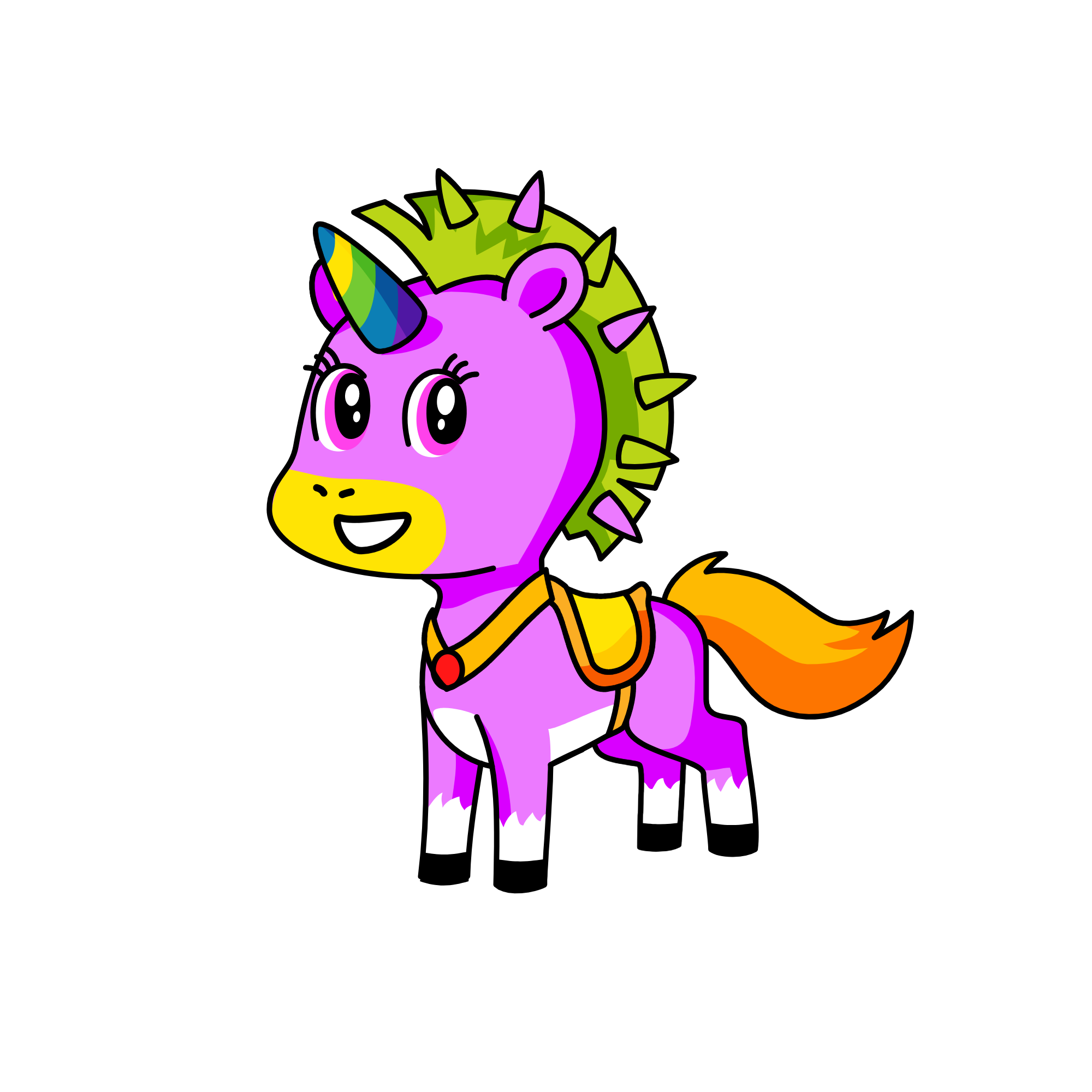 Naisha, the unicorn