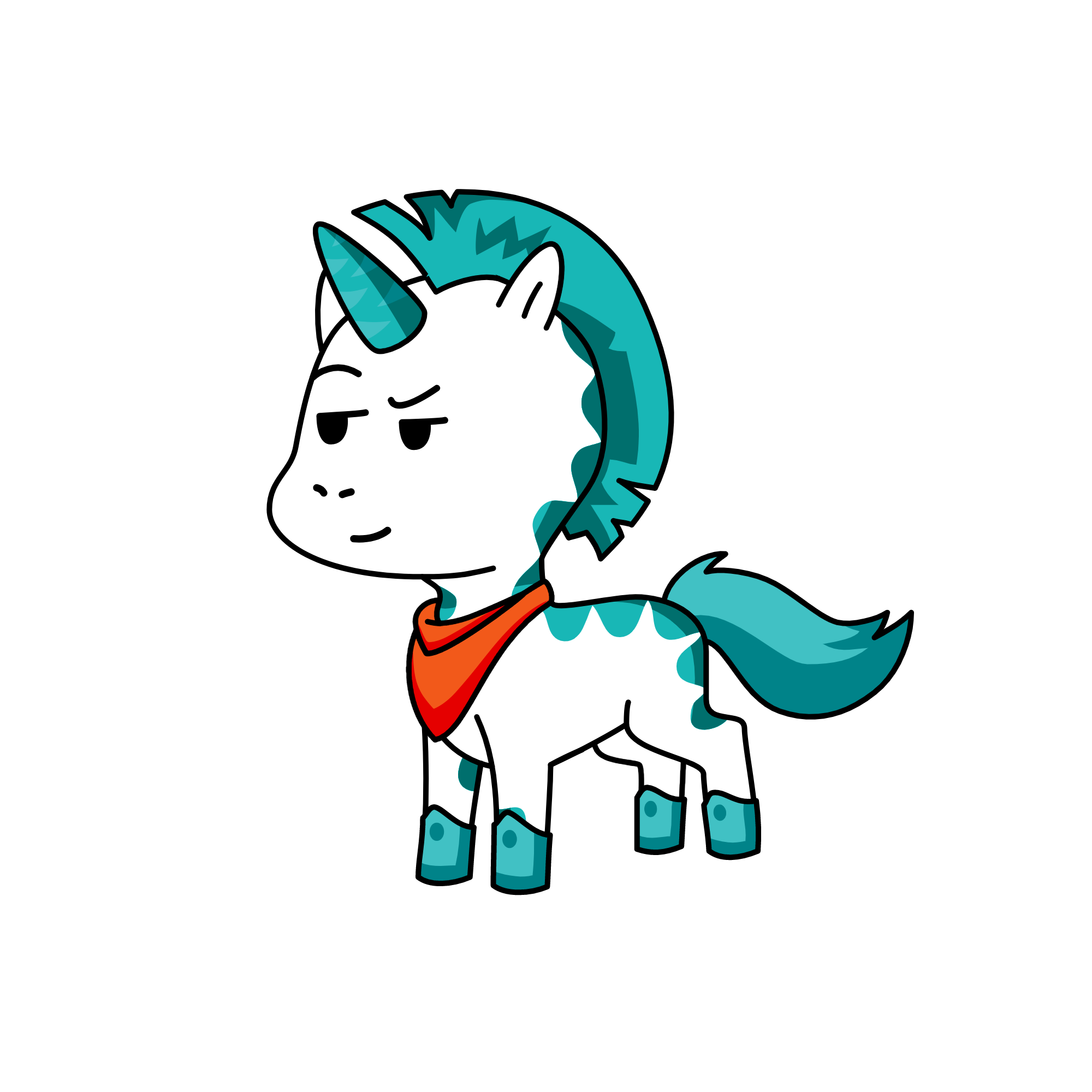 Pegasus, the unicorn