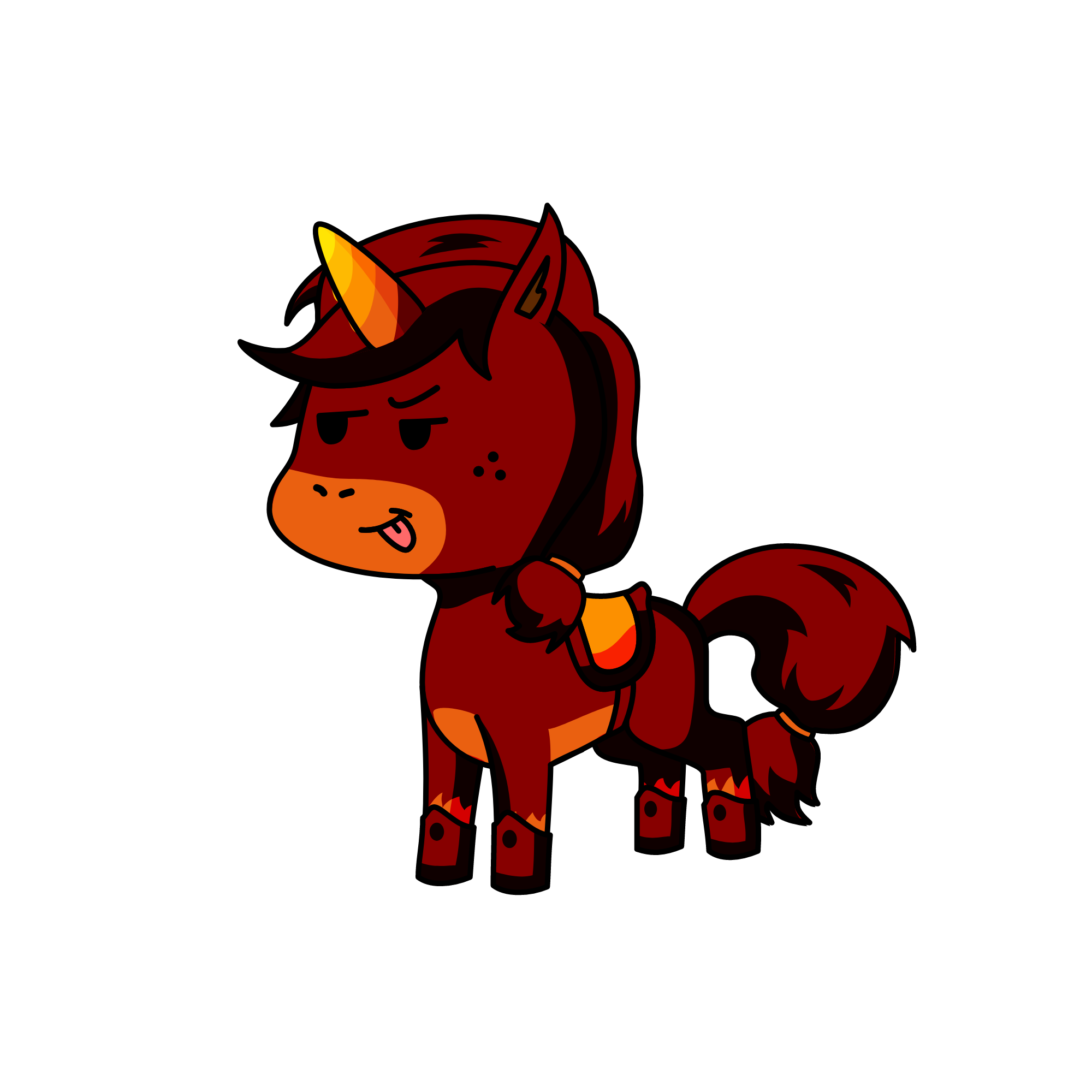 Garnet , the unicorn