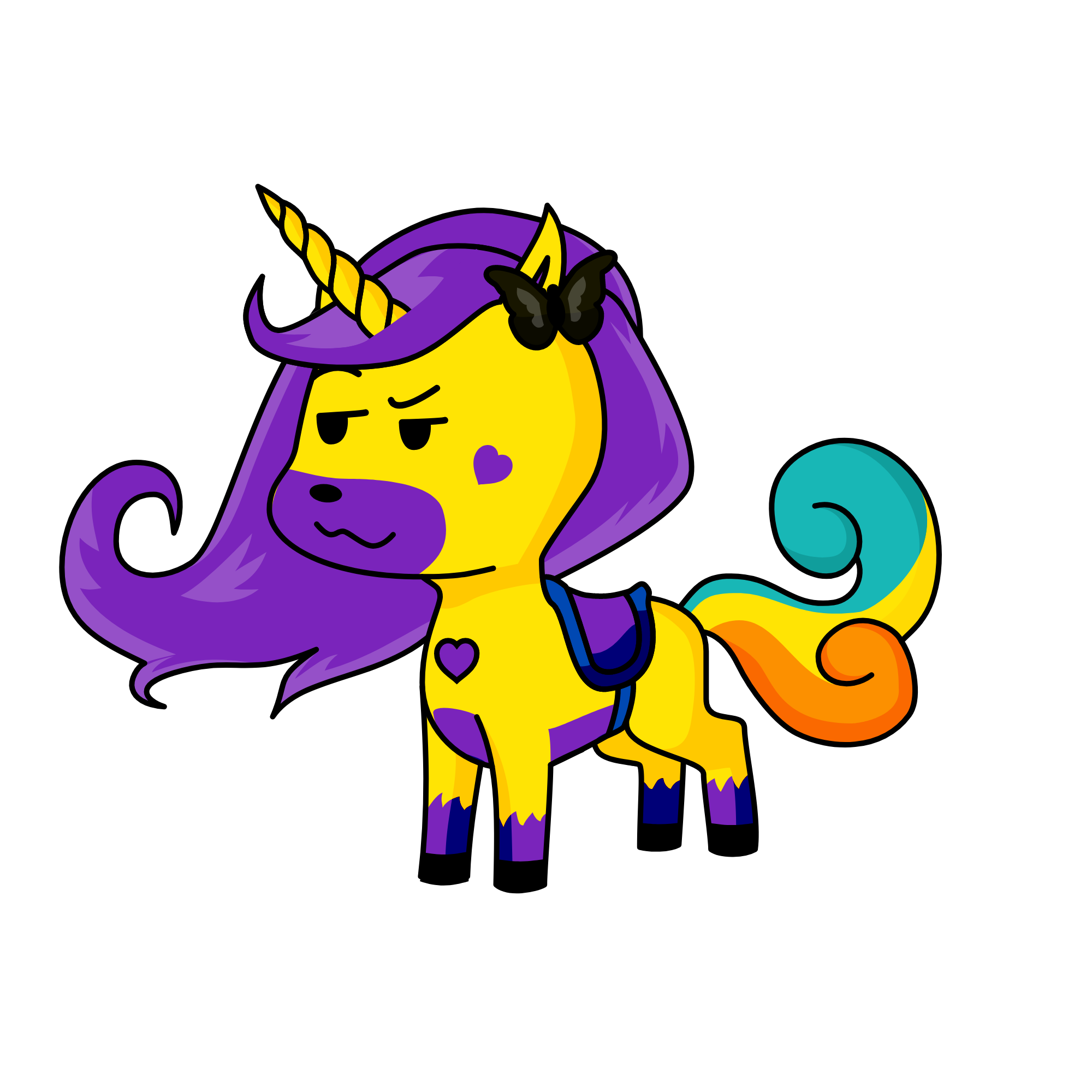 Bright Dark, the unicorn