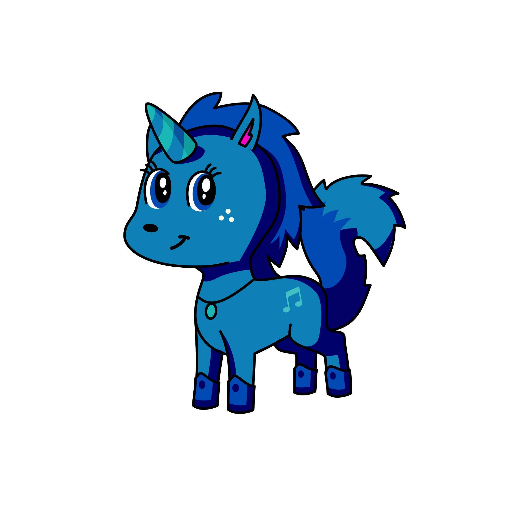 Roxy foxy, the unicorn