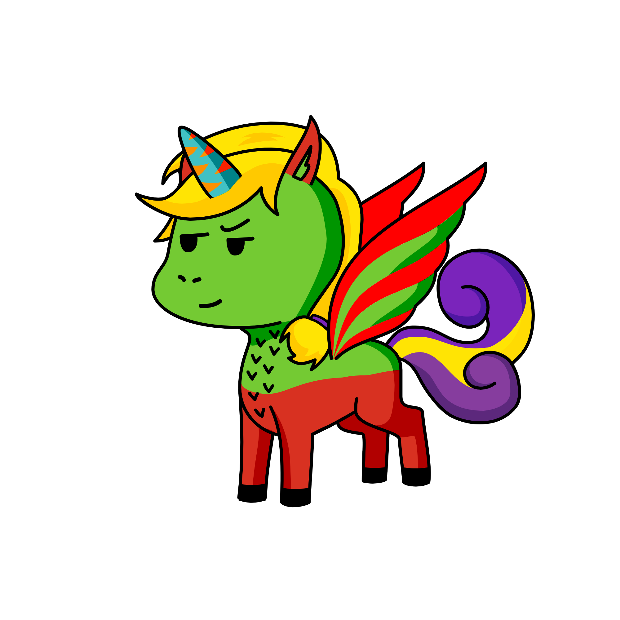 Collie, the unicorn
