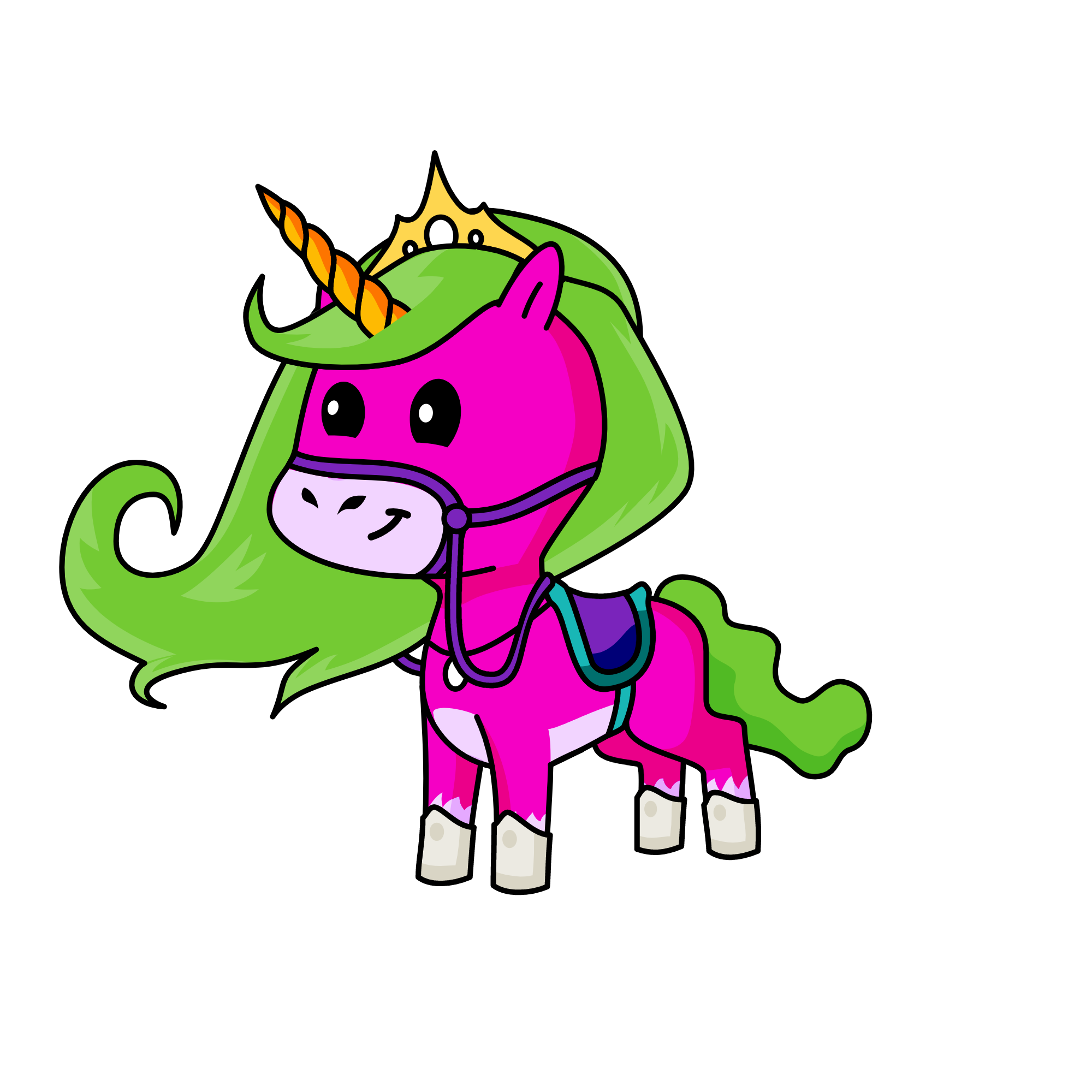 princesses, the unicorn