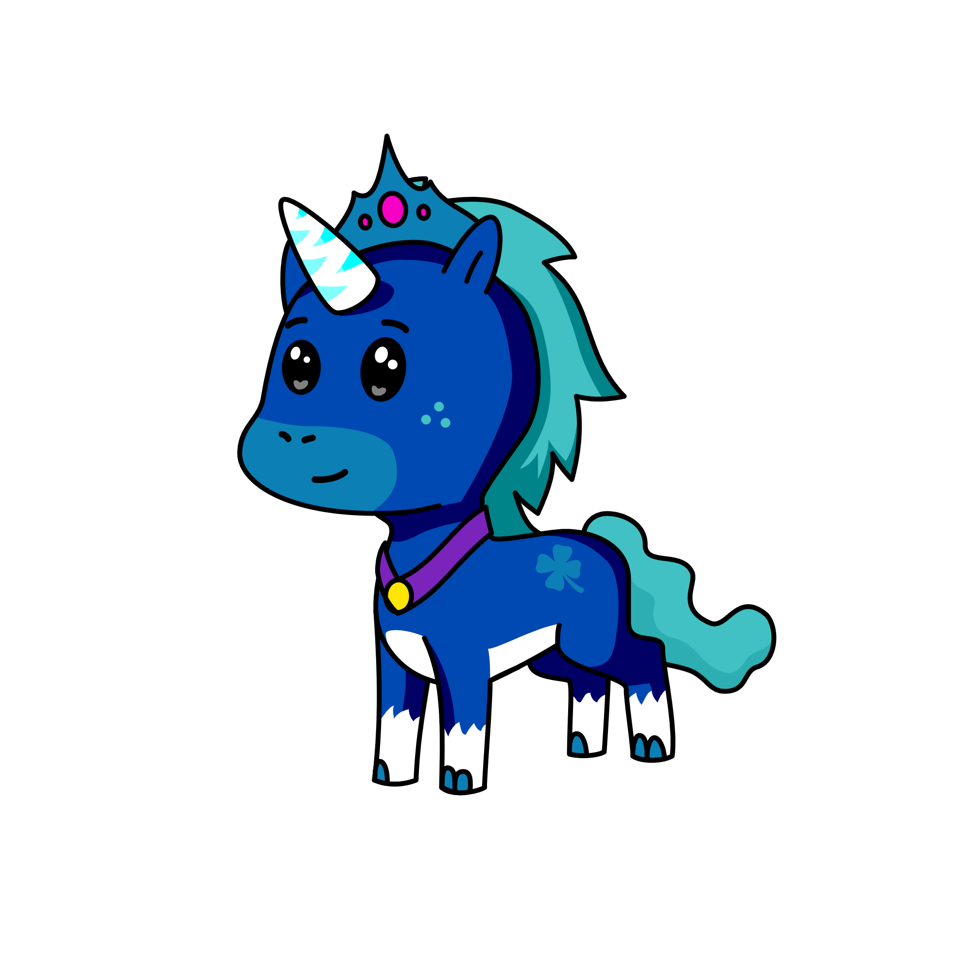 Crystal, the unicorn