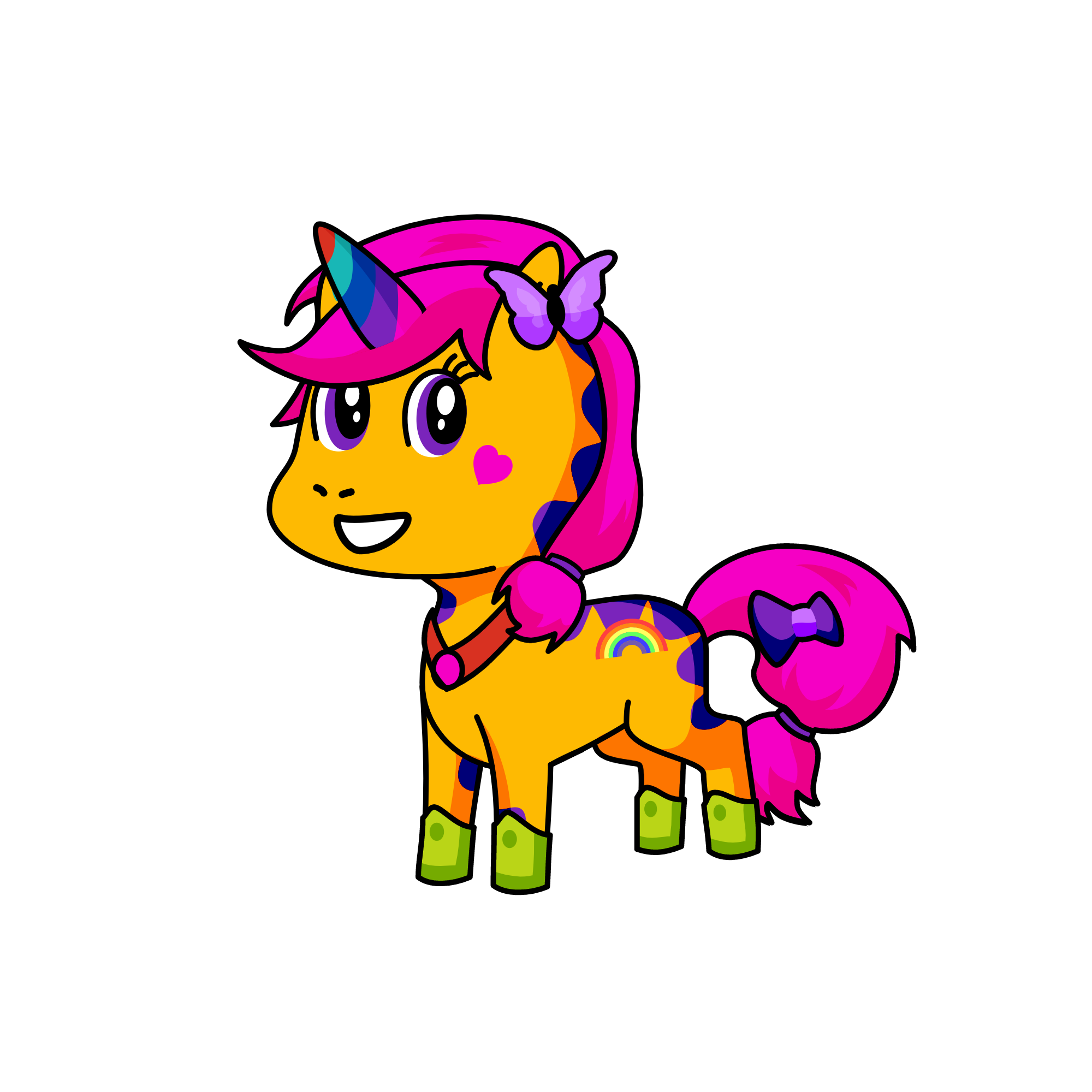 princess nature pink, the unicorn