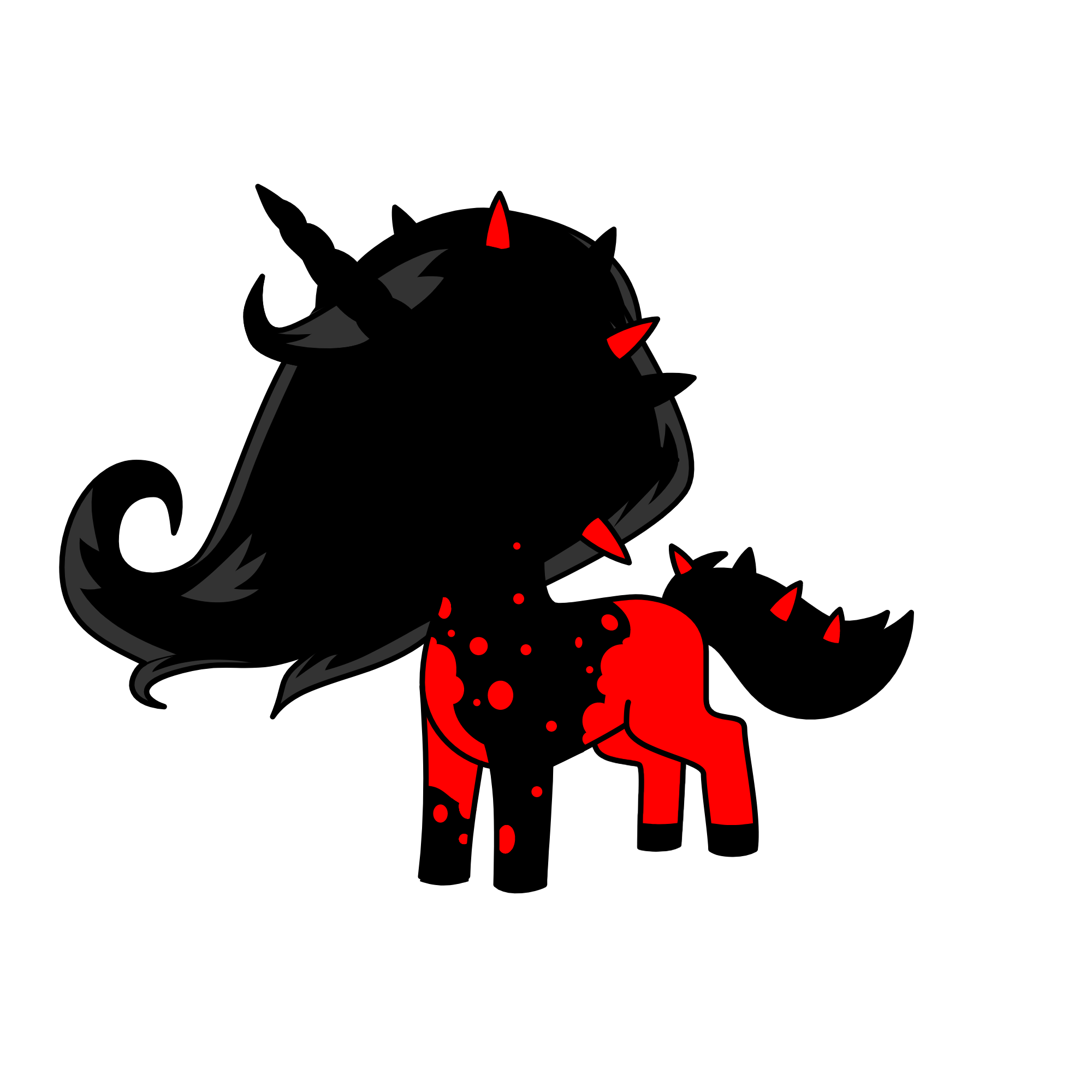 black moon tonight, the unicorn