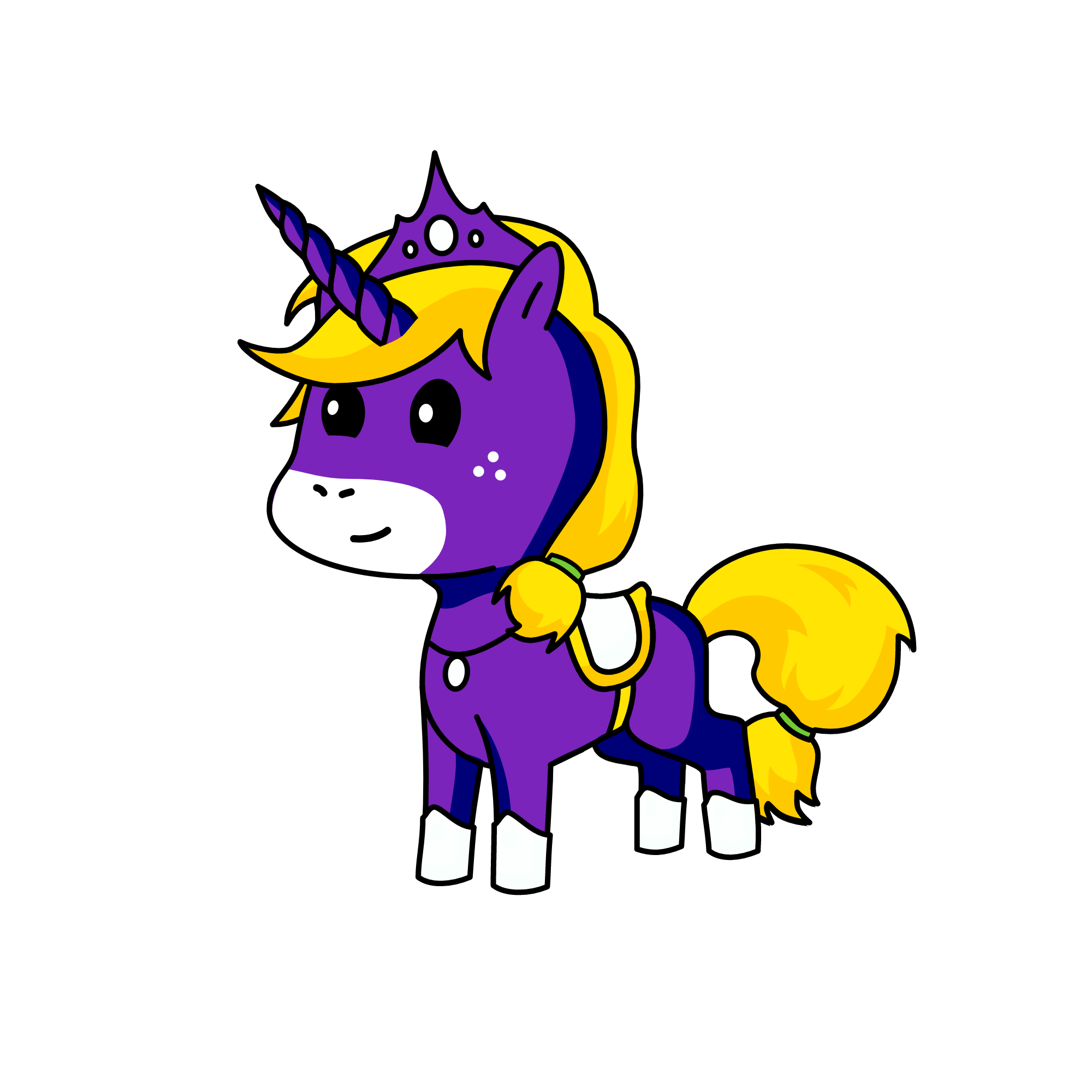 Purla, the unicorn