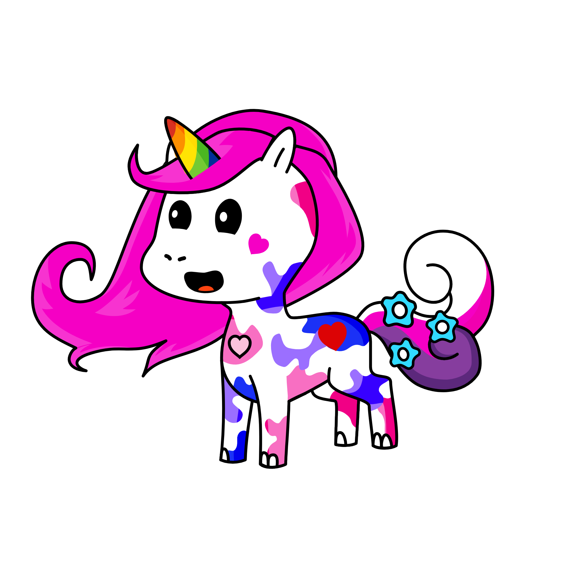 Candy, the unicorn