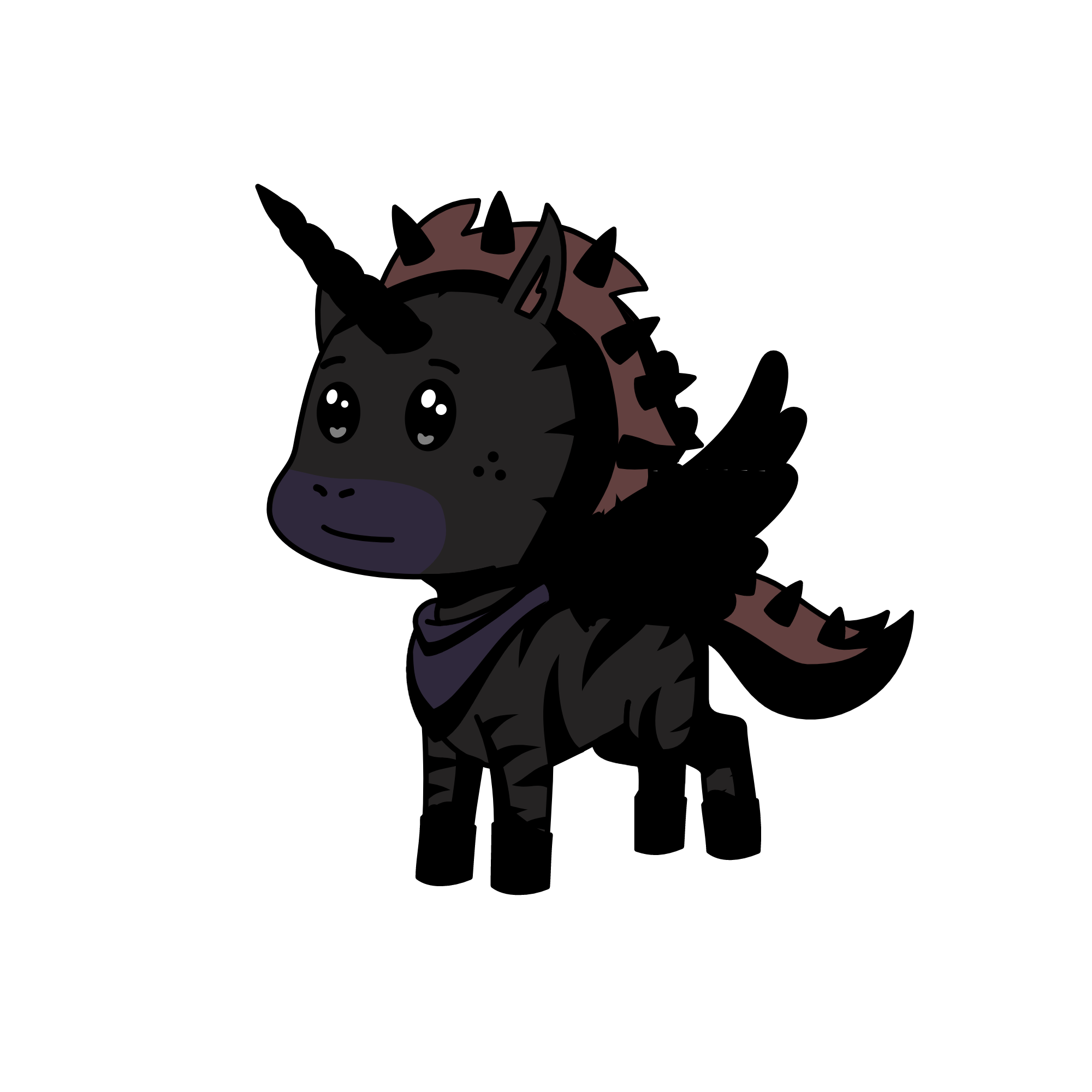 dark vader, the unicorn