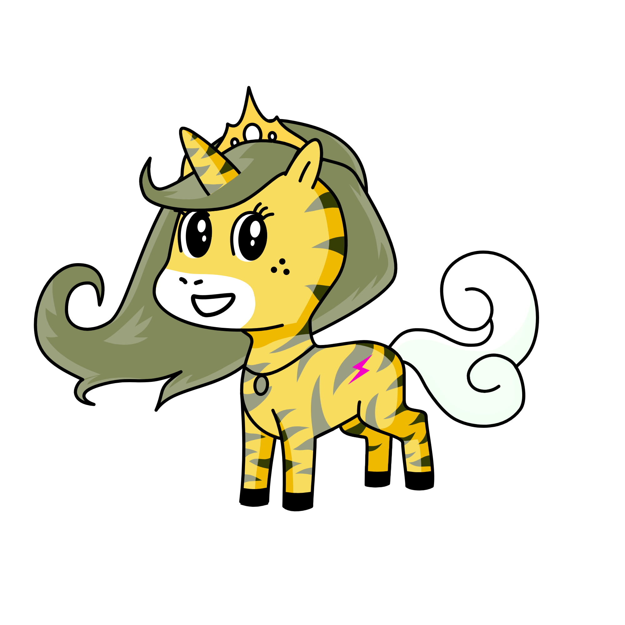 cupcake, the unicorn