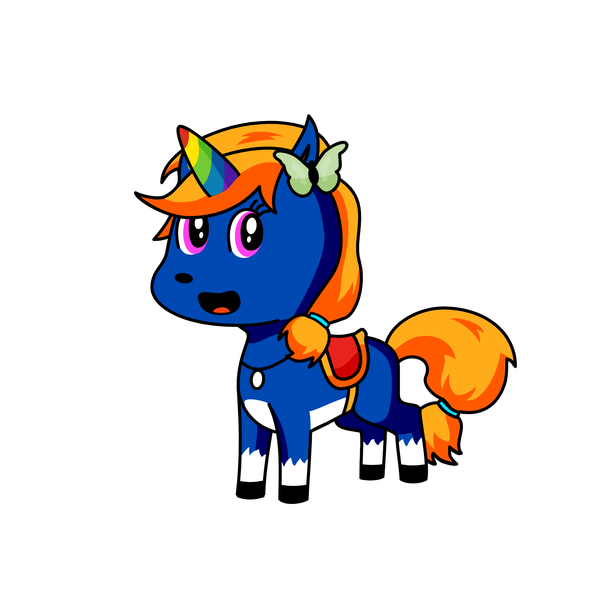 Naisha, the unicorn