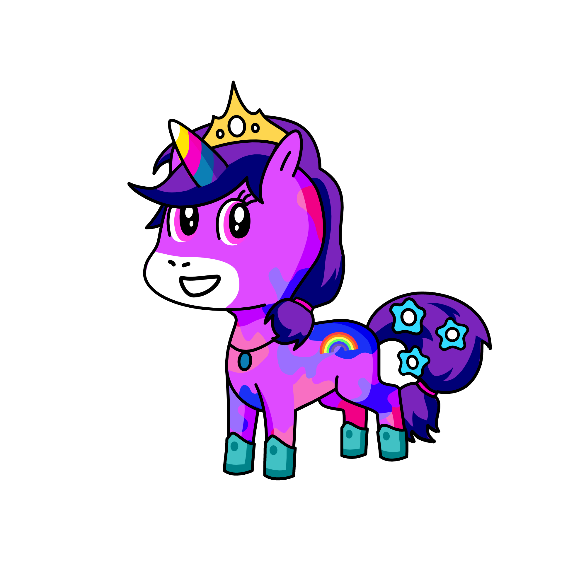 rainbow, the unicorn